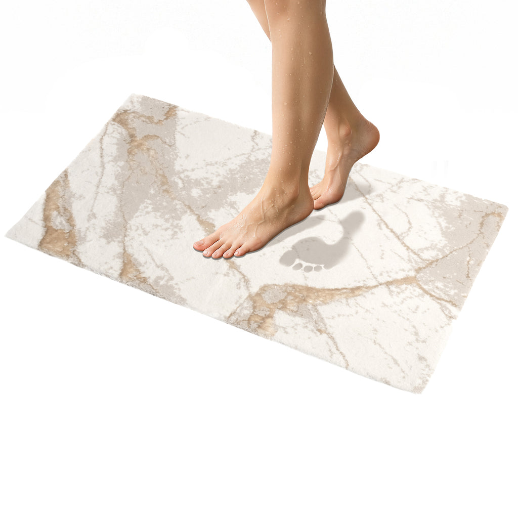 American Soft Linen Emest Bath Rug – 24"x36" Decorative Premium Cotton Bath Mats for Bathroom