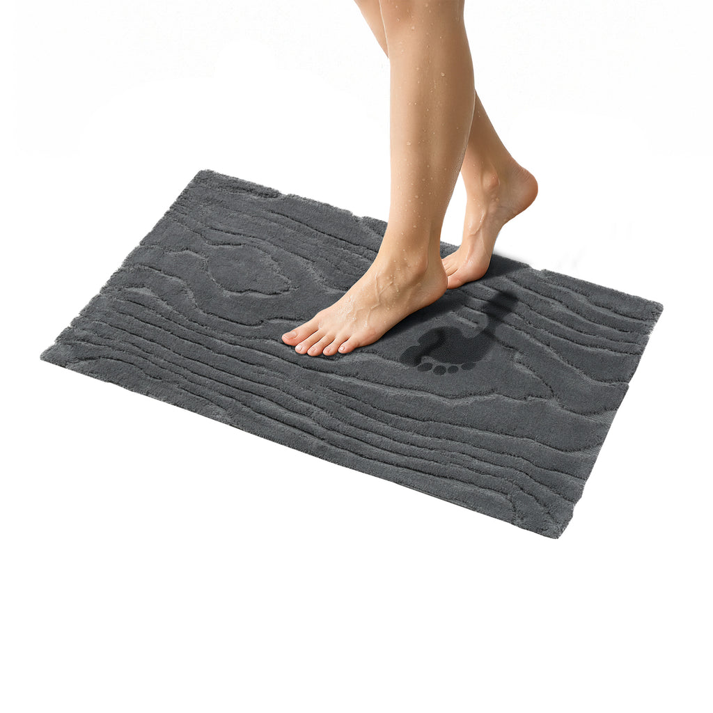 American Soft Linen Lovi Bath Rug – 21"x34" Premium Cotton, Non-Slip Design - Bath Mats for Bathroom