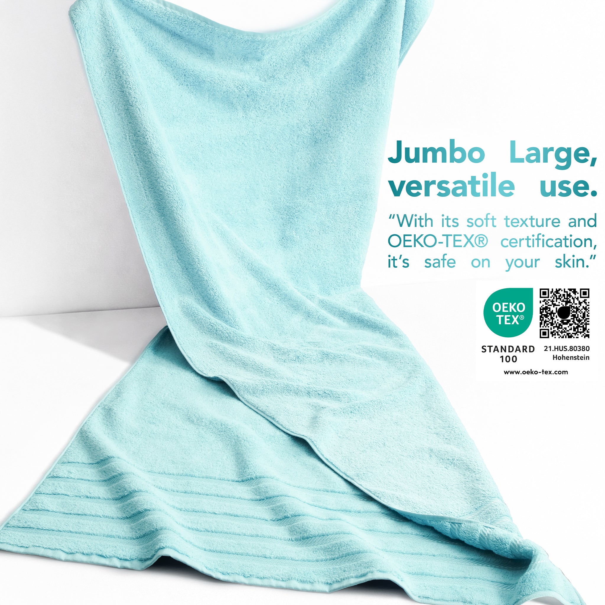 35x70 Inch Premium Bath Sheet JUMBO 100% Cotton Turkish Towels, Extremely Soft, Luxury,  Extra Large Bath Towel (BEST CHOICE)