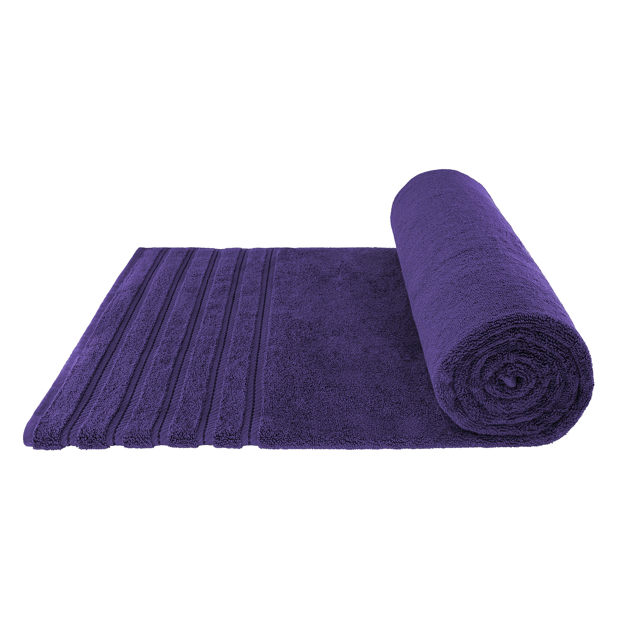 American Soft Linen 35x70 Inch 100% Turkish Cotton Jumbo Bath Sheet purple-6