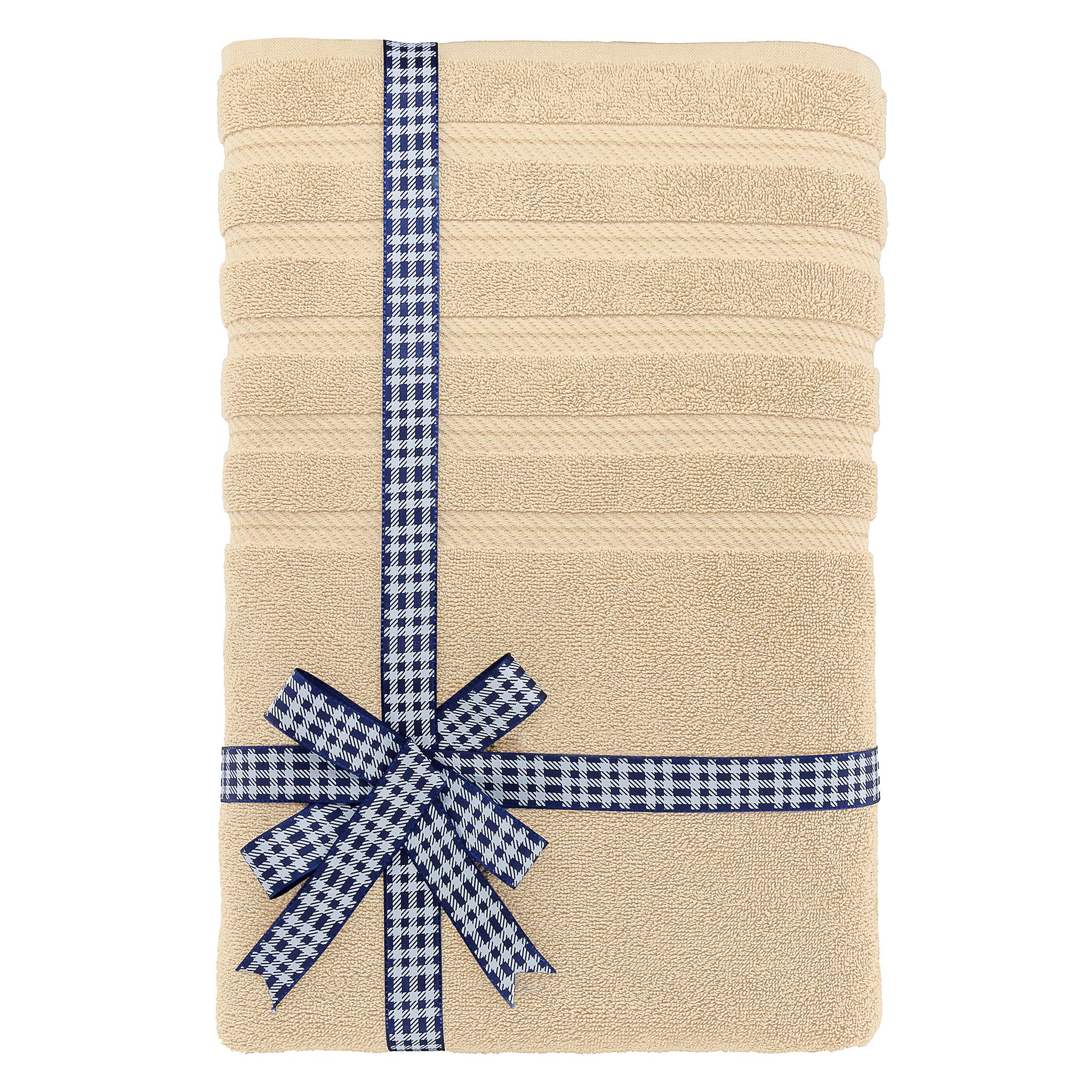 American Soft Linen 35x70 Inch 100% Turkish Cotton Jumbo Bath Sheet sand-taupe-3