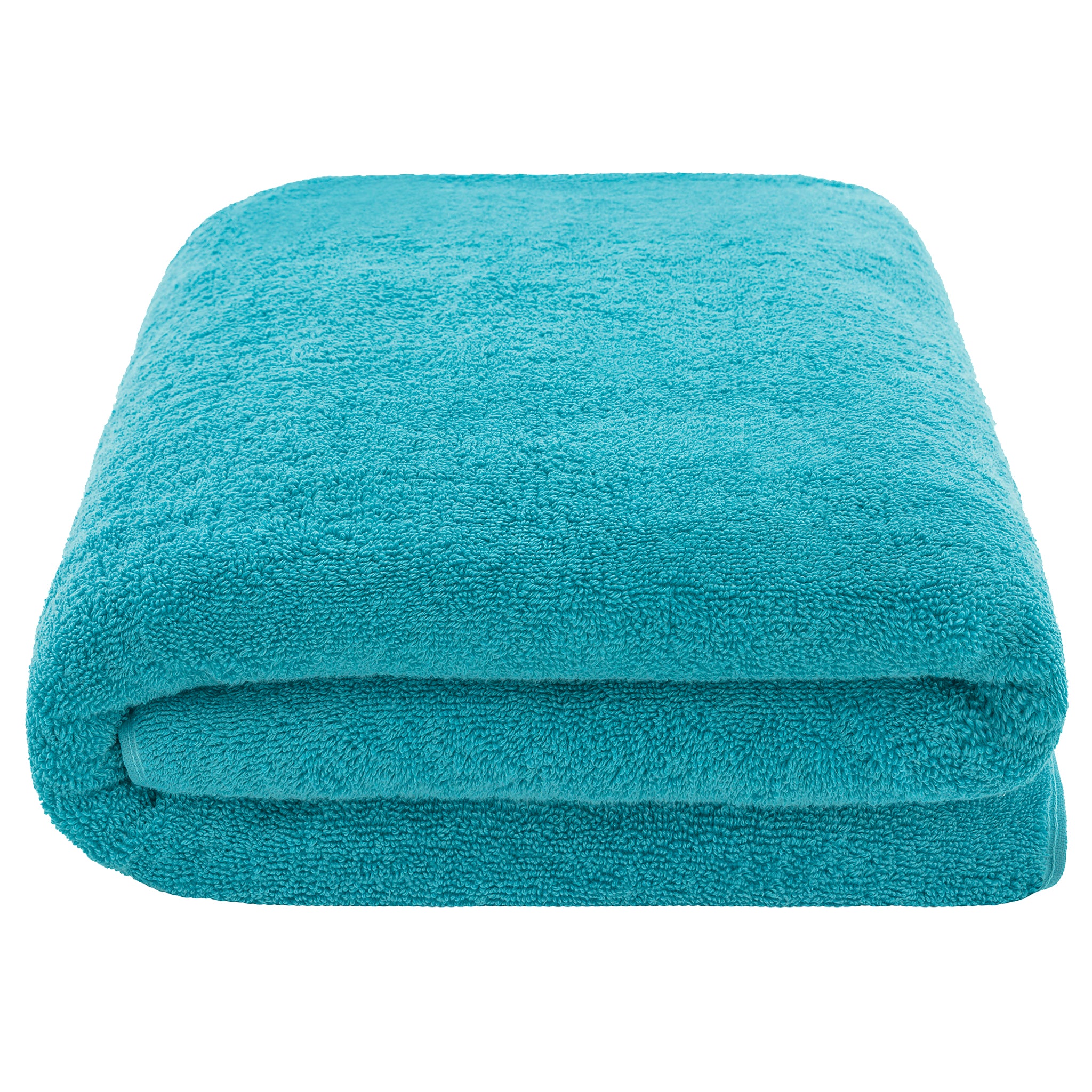 American Soft Linen - 40x80 Inch Oversized Bath Sheet Turkish Bath Towel - 12 Piece Case Pack - aqua-blue-4