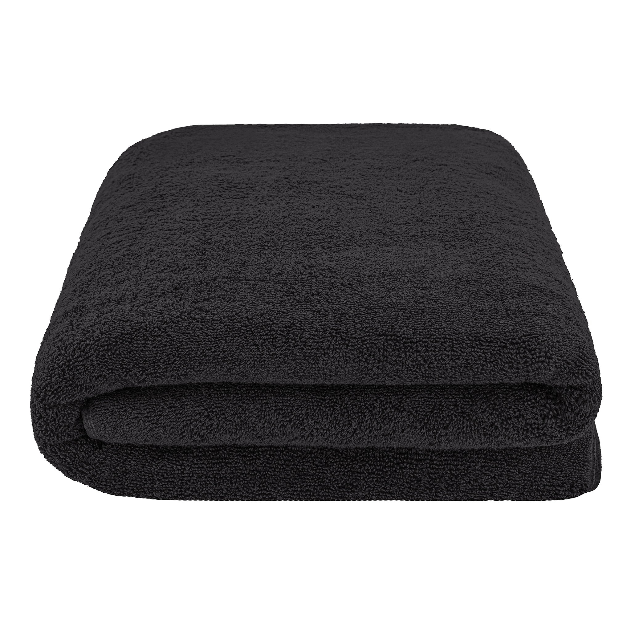 American Soft Linen Bath Sheet 40x80 inch 100% Cotton Extra Large Oversized Bath Towel Sheet - Coal Black, Size: Oversized Bath Sheet 40x80