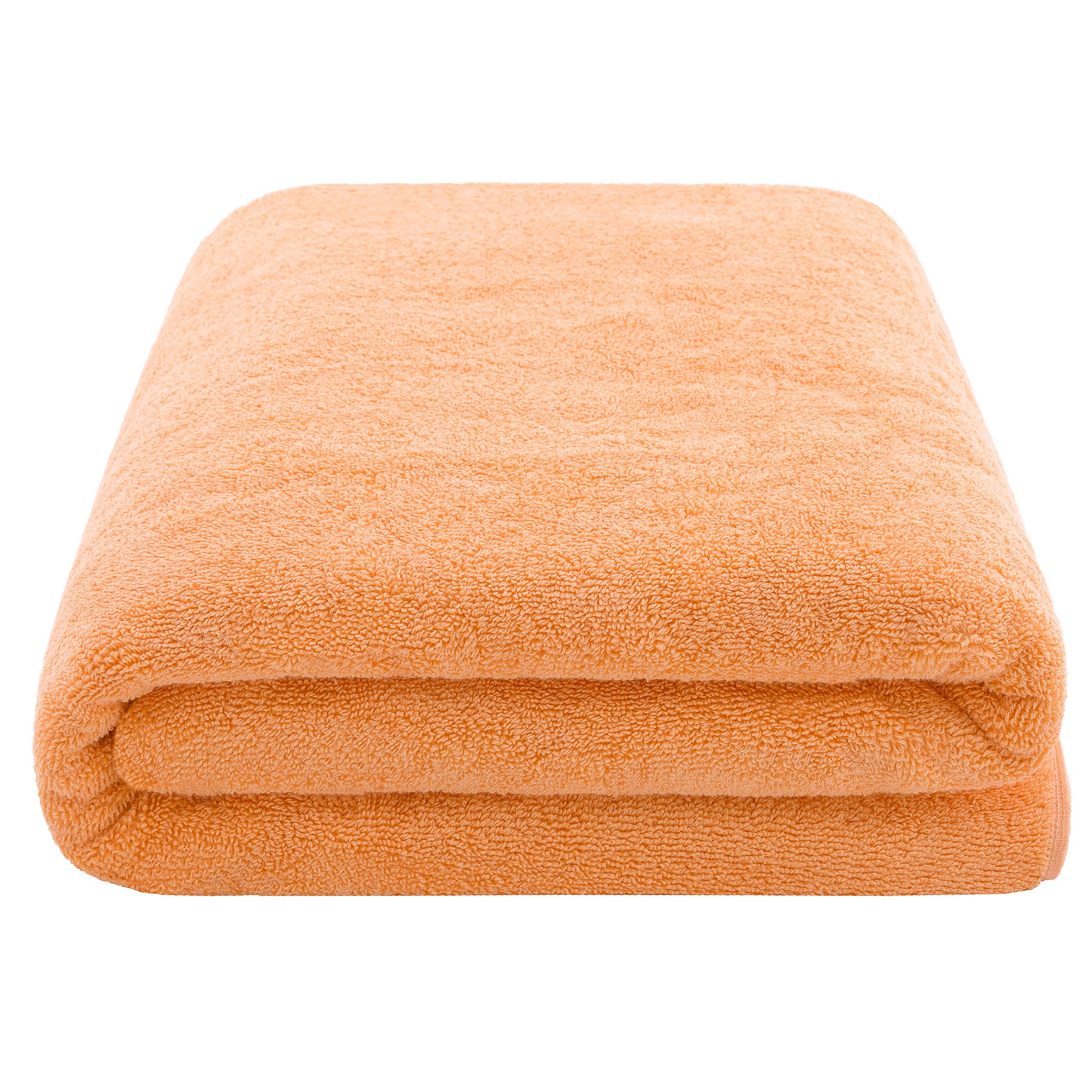 American Soft Linen 100% Ring Spun Cotton 40x80 Inches Oversized Bath Sheets malibu-peach-3