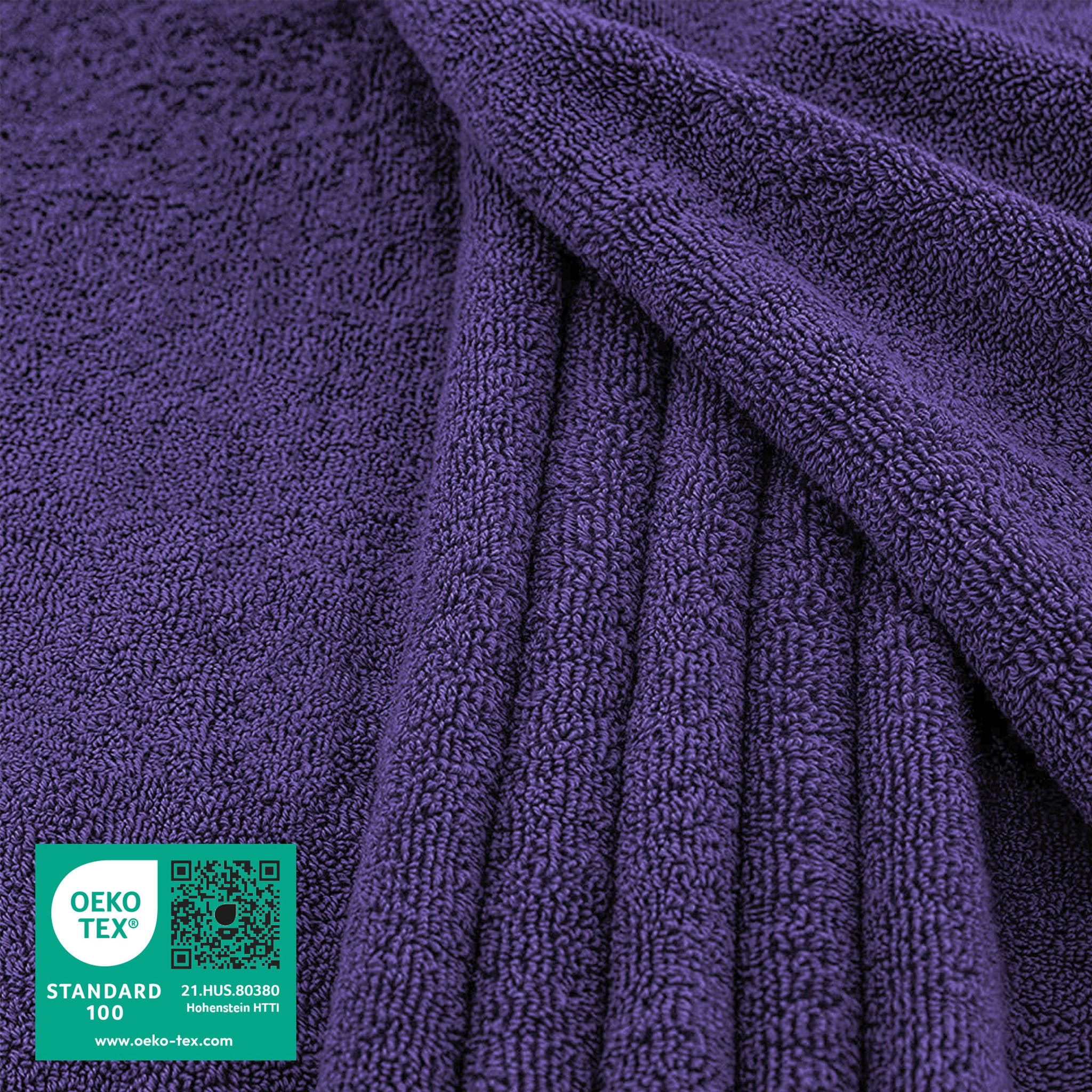 American Soft Linen 100% Ring Spun Cotton 40x80 Inches Oversized Bath Sheets purple-2