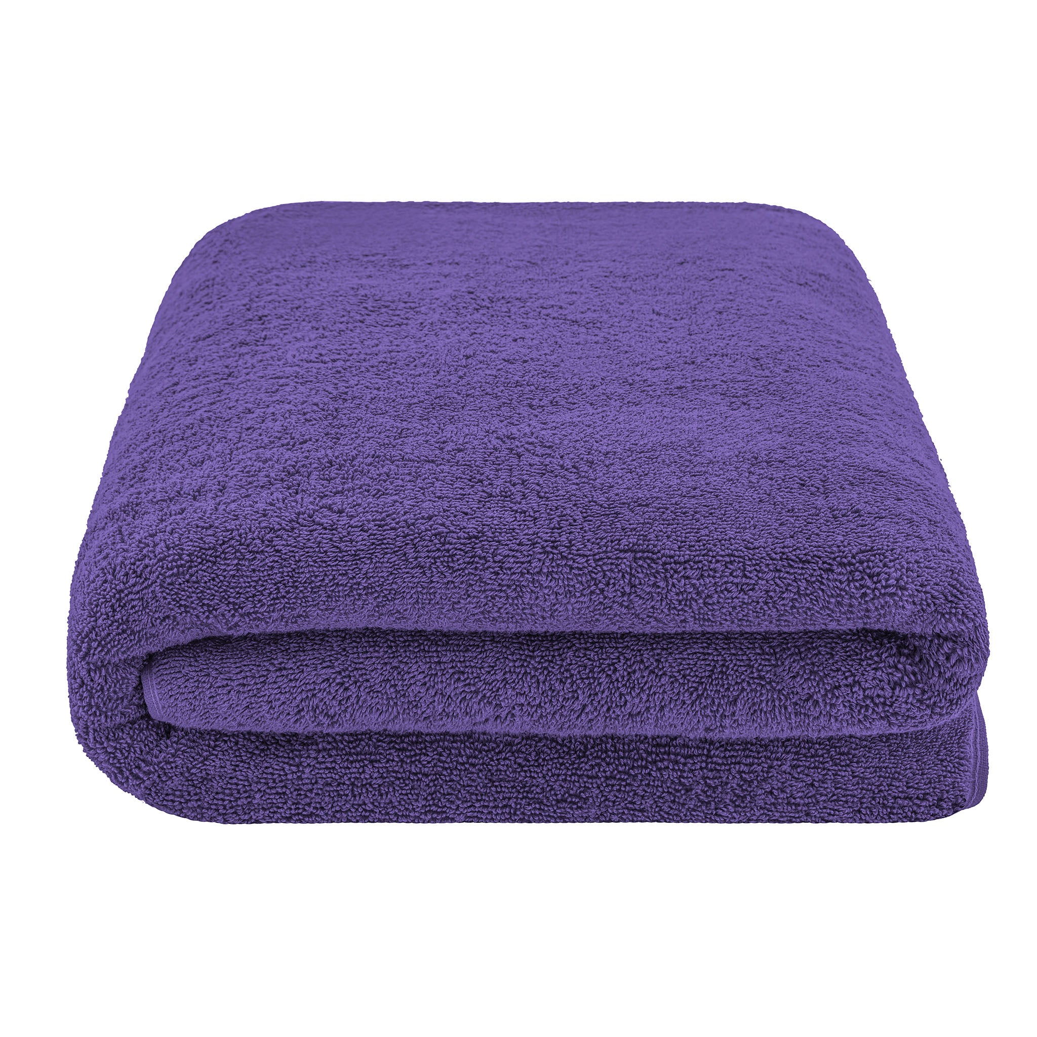 American Soft Linen 100% Ring Spun Cotton 40x80 Inches Oversized Bath Sheets purple-3