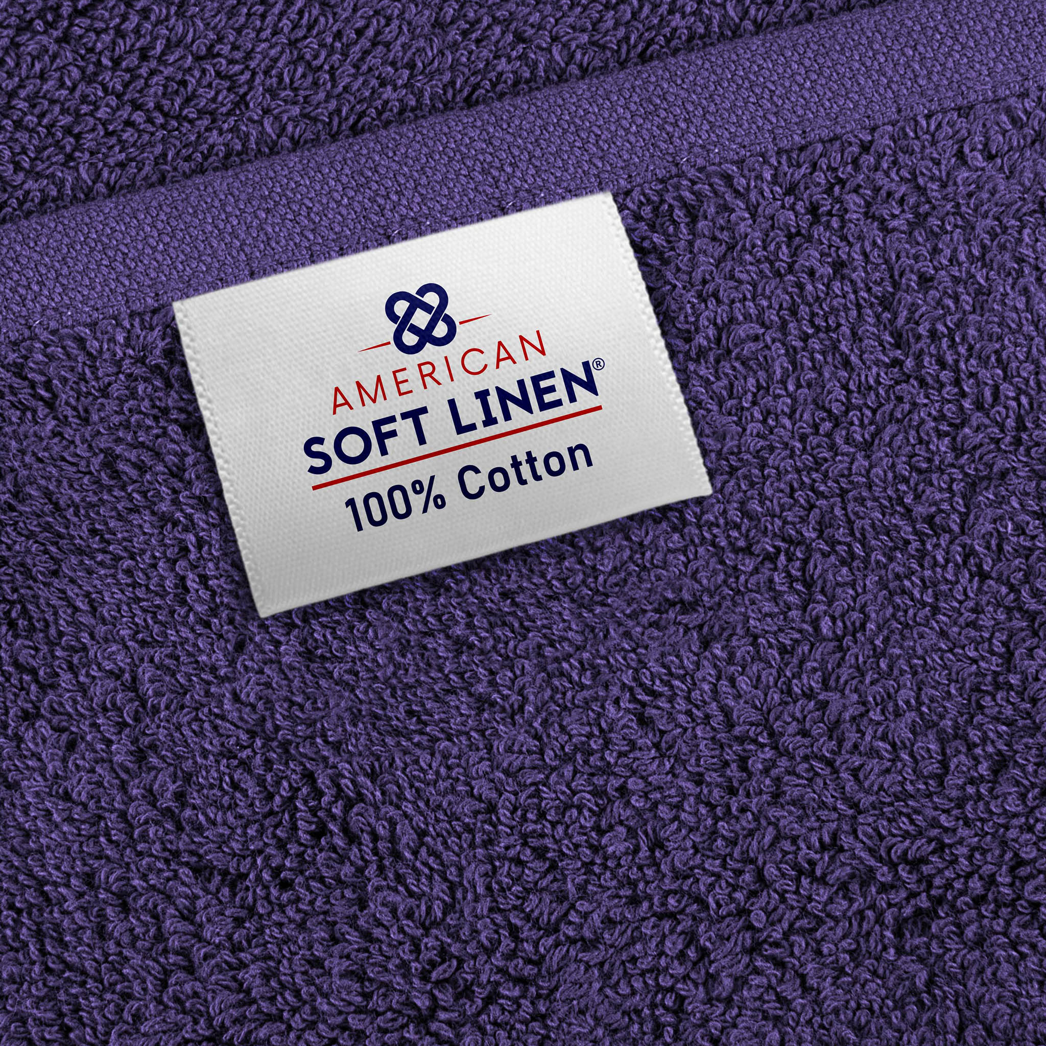 American Soft Linen 100% Ring Spun Cotton 40x80 Inches Oversized Bath Sheets purple-6