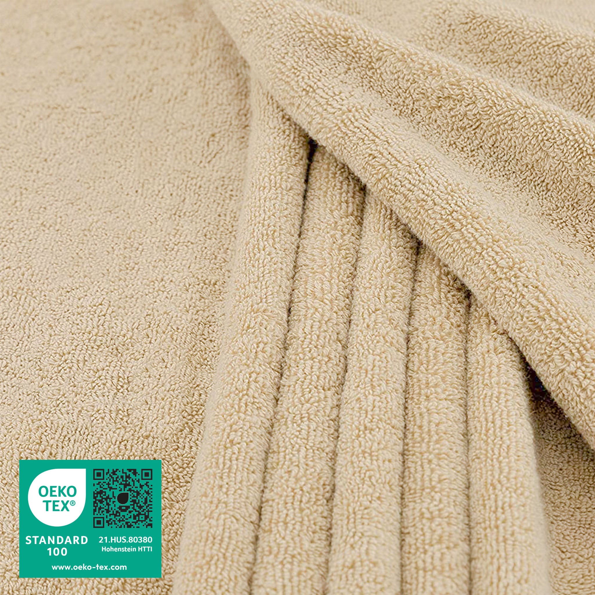 American Soft Linen 100% Ring Spun Cotton 40x80 Inches Oversized Bath Sheets sand-taupe-2