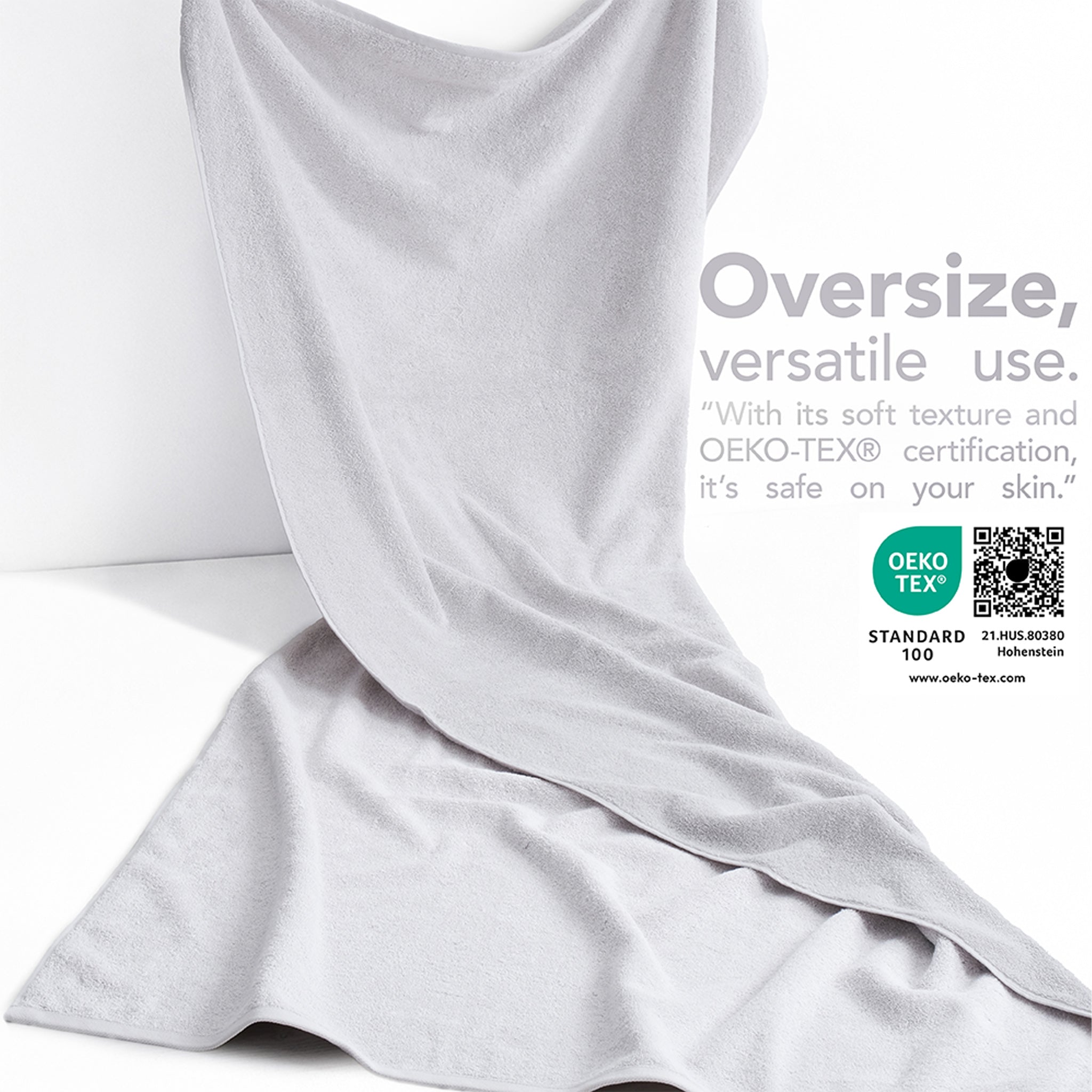 40x80 Inch Premium Bath Sheet OVERSIZED 100% Ring Spun Cotton, Luxury, Maximum Softness, Extra Large Bath Towel