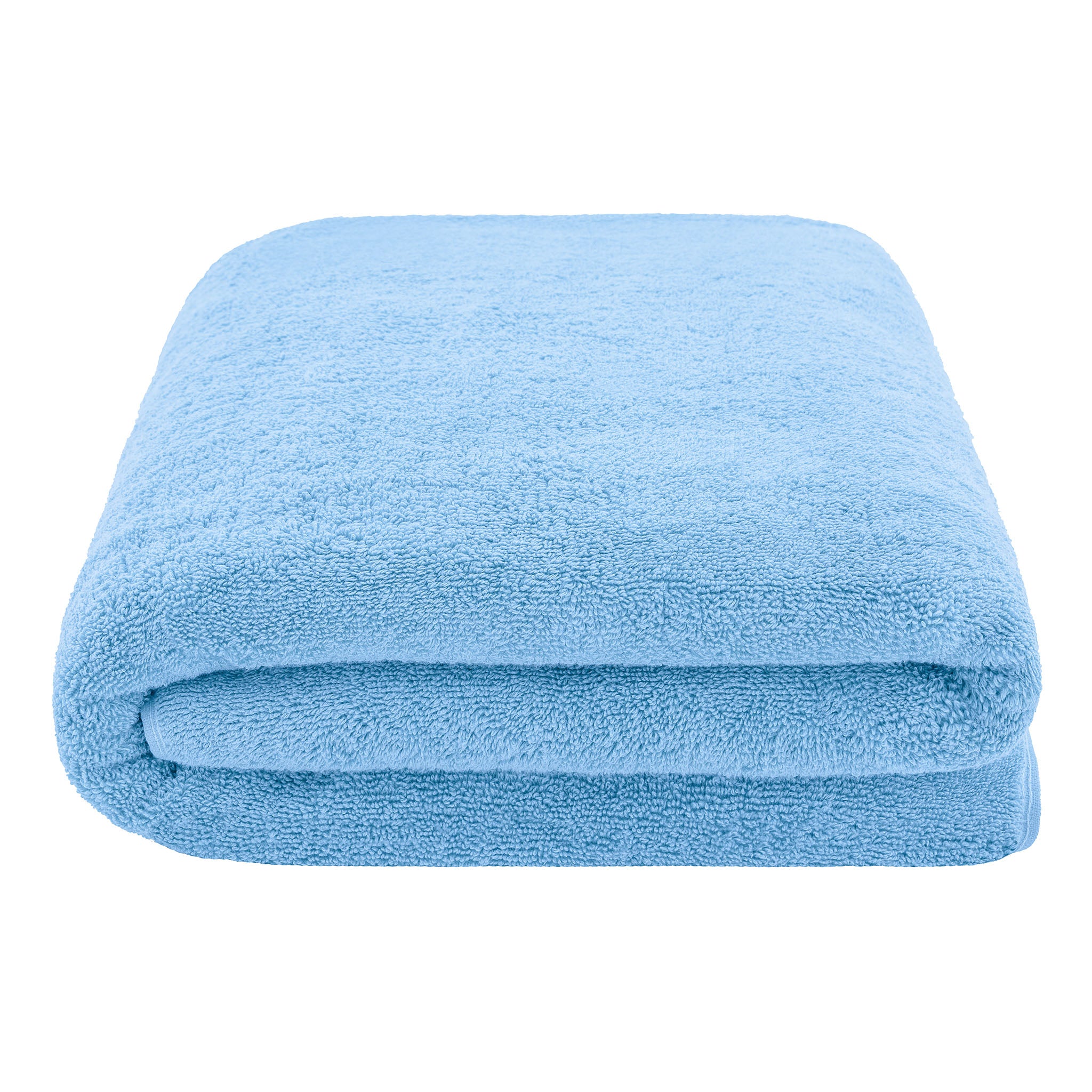 American Soft Linen 100% Ring Spun Cotton 40x80 Inches Oversized Bath Sheets sky-blue-3