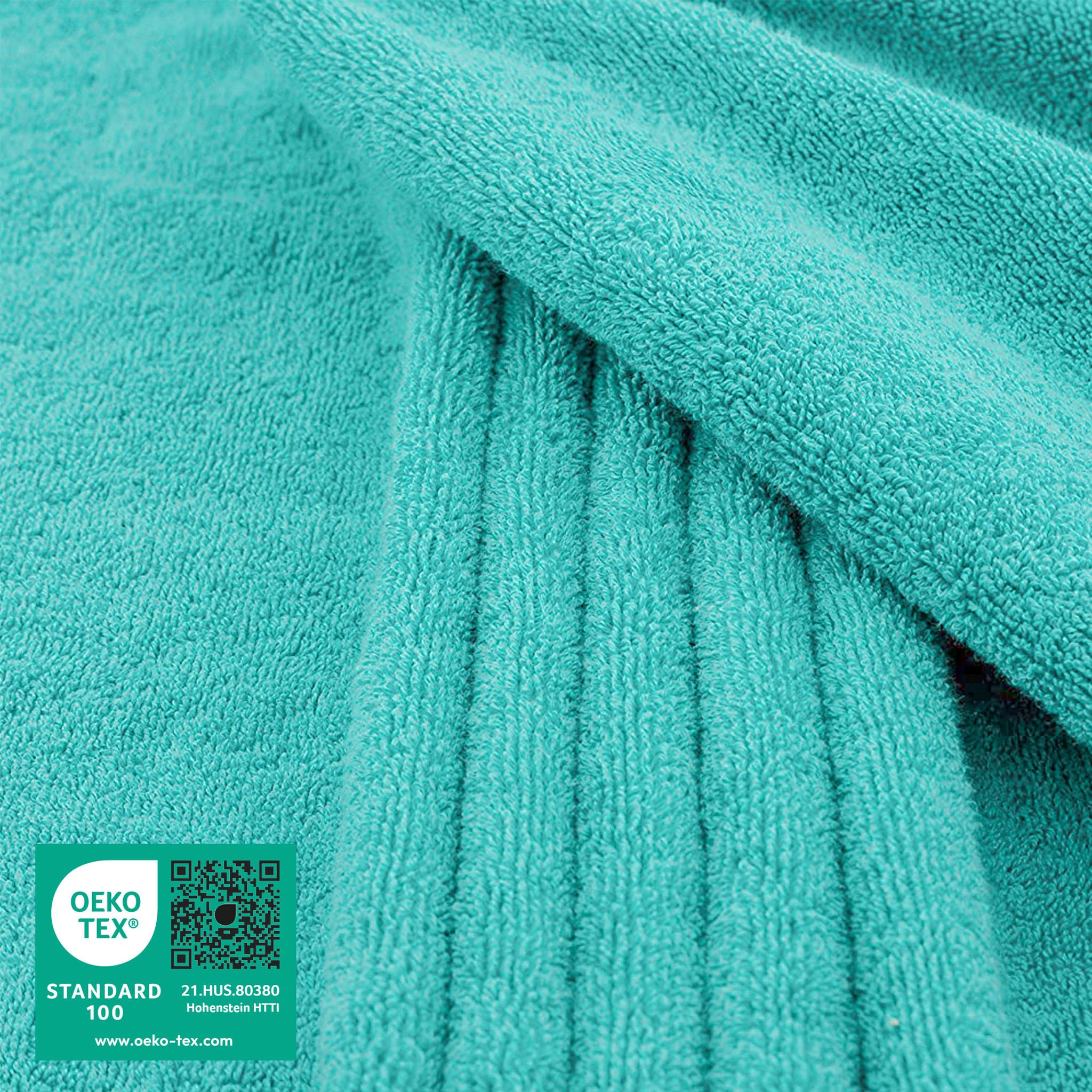 American Soft Linen 100% Ring Spun Cotton 40x80 Inches Oversized Bath Sheets turquoise-blue-2