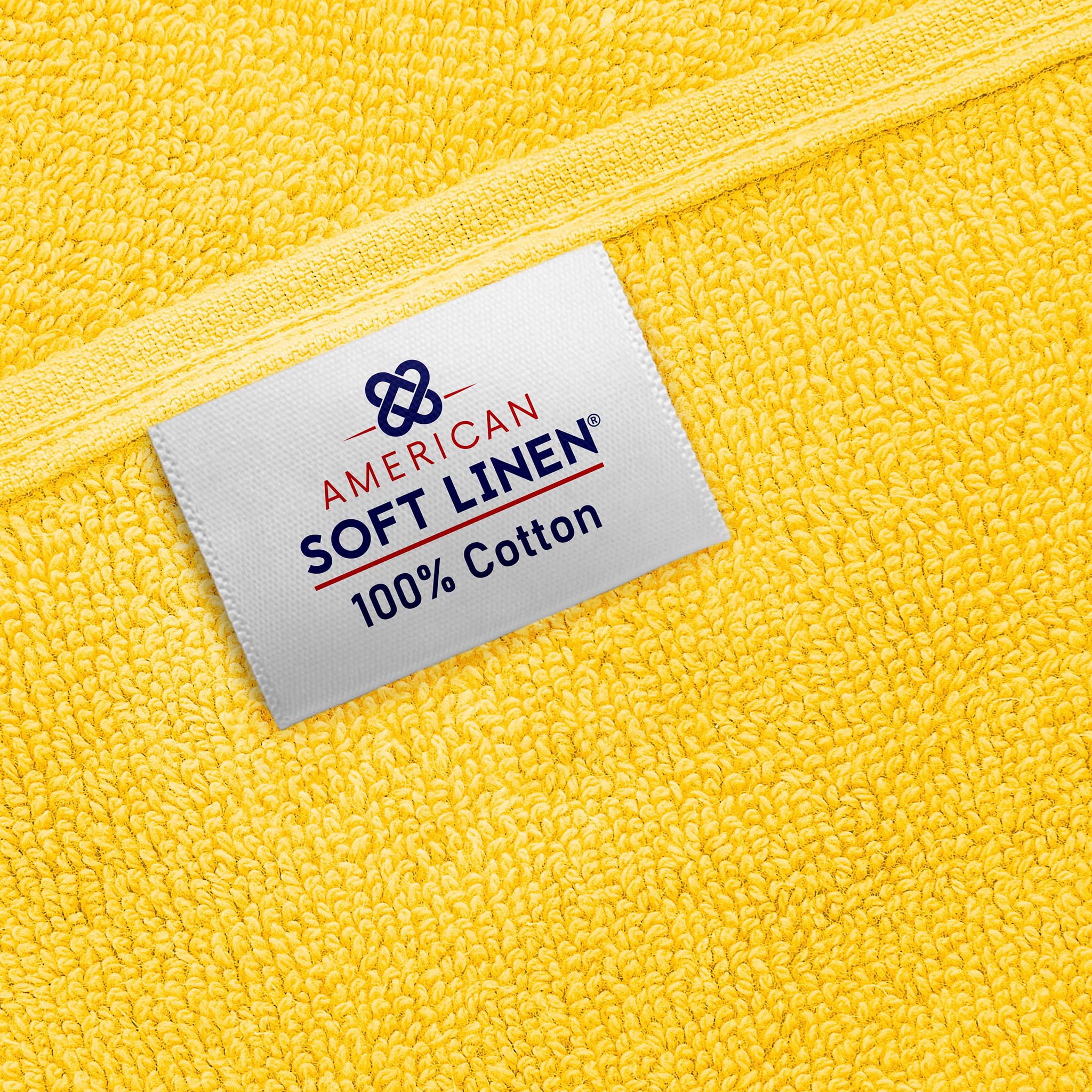 American Soft Linen 100% Ring Spun Cotton 40x80 Inches Oversized Bath Sheets yellow-6