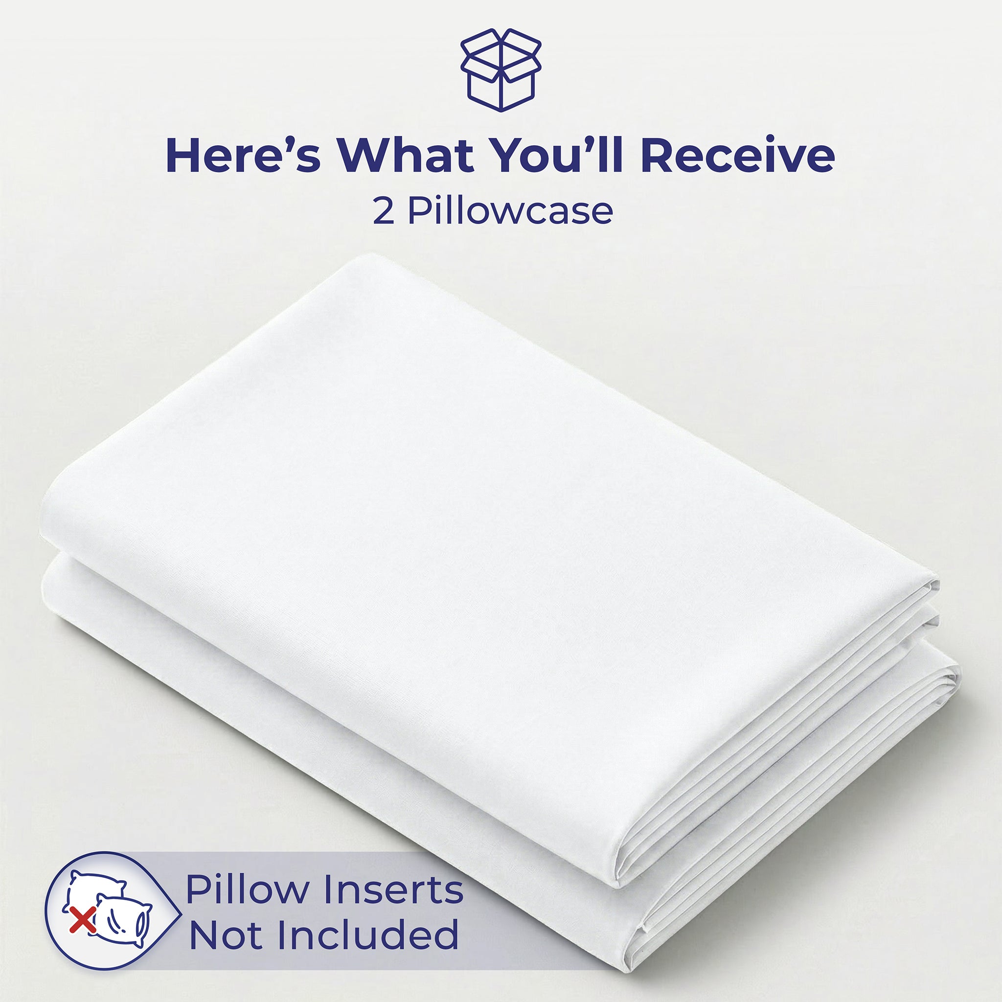 American Soft Linen 100% Cotton Sateen Pillowcase Set (2 Piece) - Soft, Breathable, Hotel Quality Pillow Covers