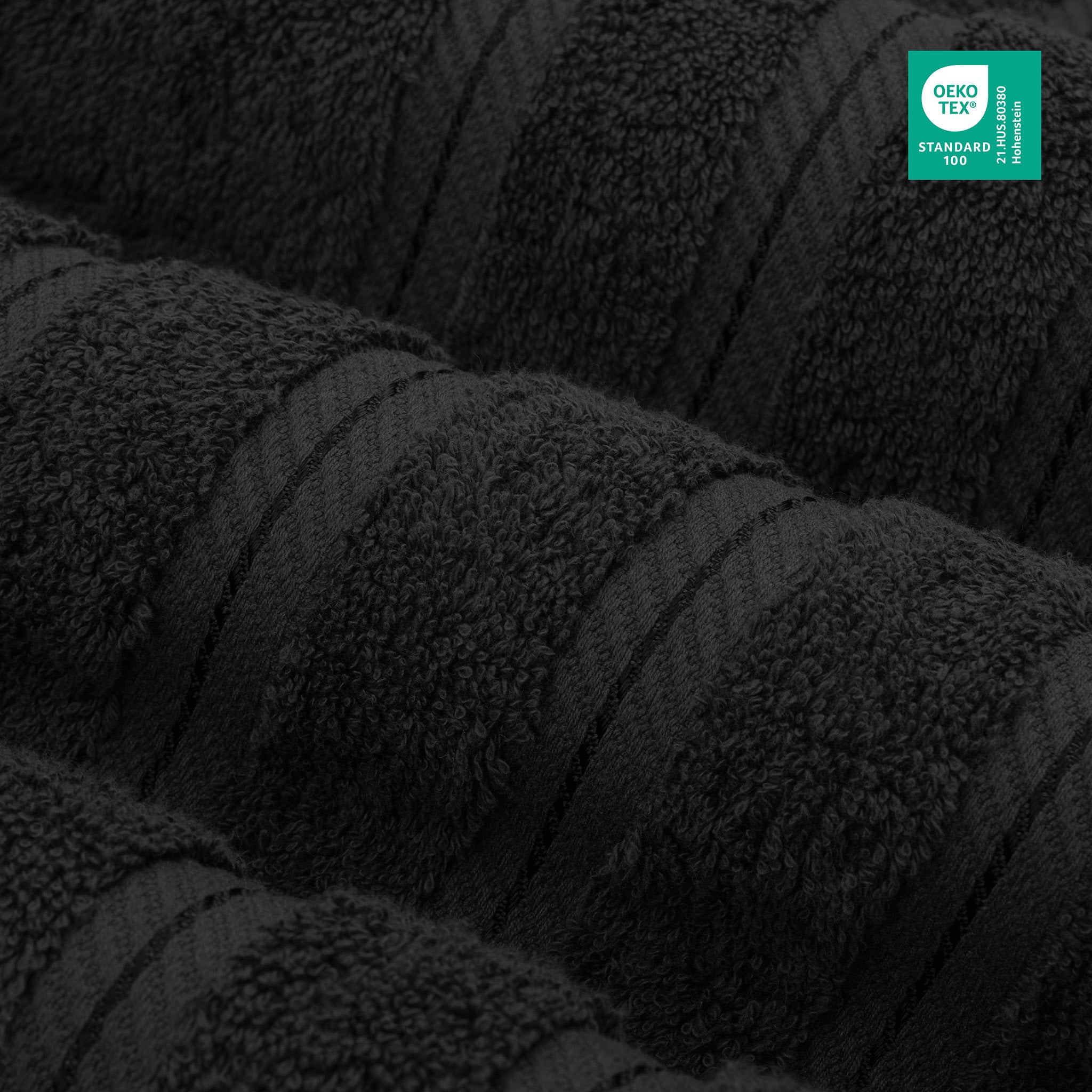 American Soft Linen Single Piece 100% Cotton Turkish Towels with 20 Different Colors, Create Your Set, Black, Hand towels 3