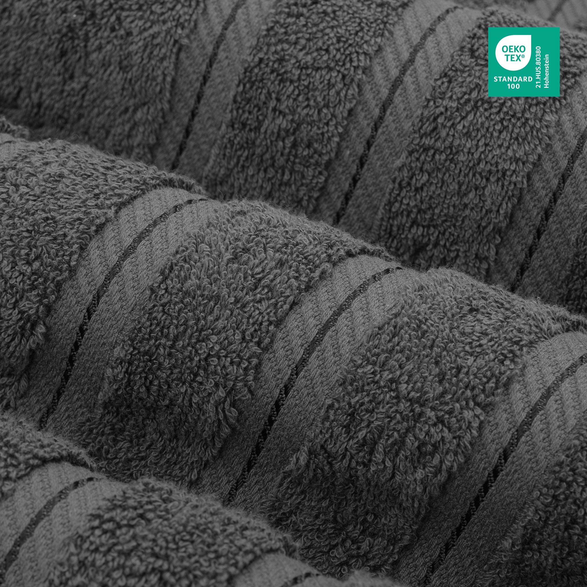 American Soft Linen Single Piece 100% Cotton Turkish Towels with 20 Different Colors, Create Your Set, Gray, Hand towels 3