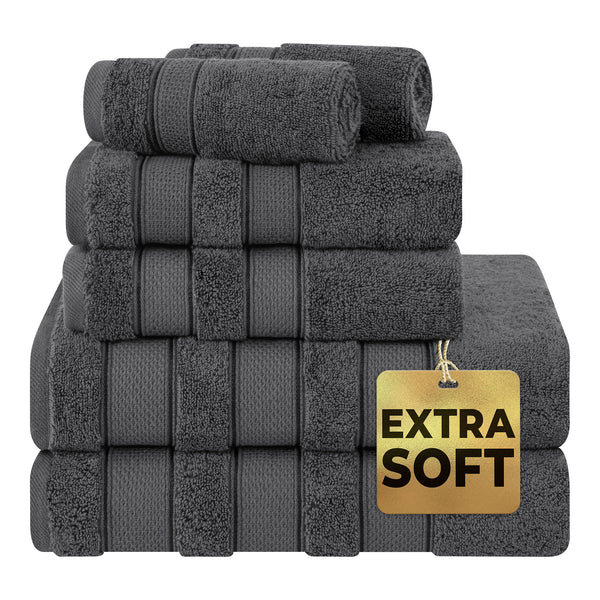 Luxury Spa Towels 6 Piece Towels Set (Taupe) – Luxury Towel Company