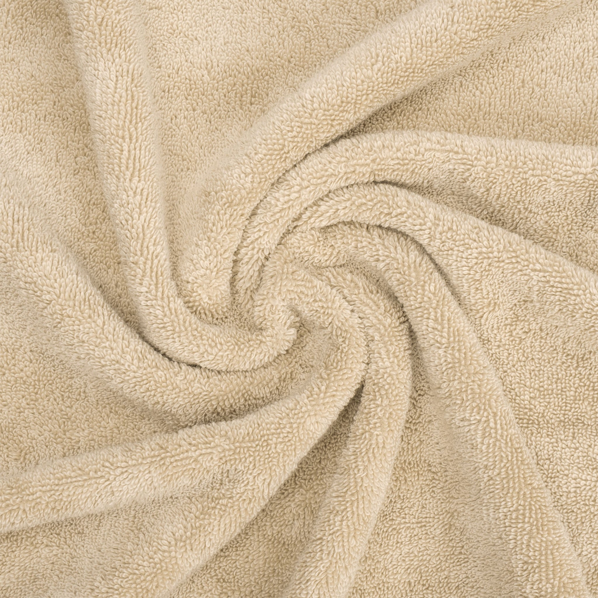 Salem 6 Piece 100% Turkish Combed Cotton Luxury Bath Towel Set - sand-taupe-8