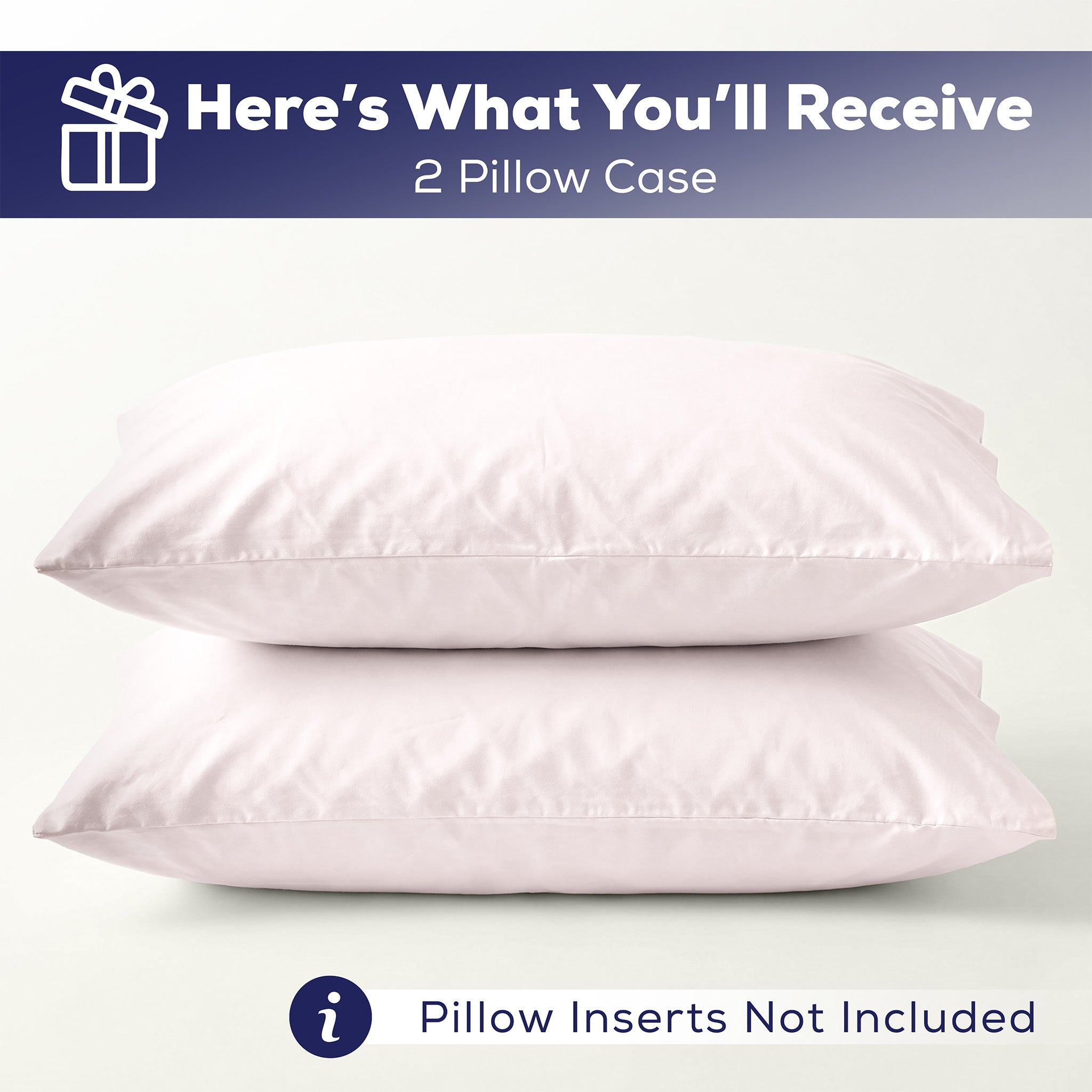 American Soft Linen 100% Washed Cotton Percale Pillowcase Set (2 Pack) – Soft Breathable Pillow Covers