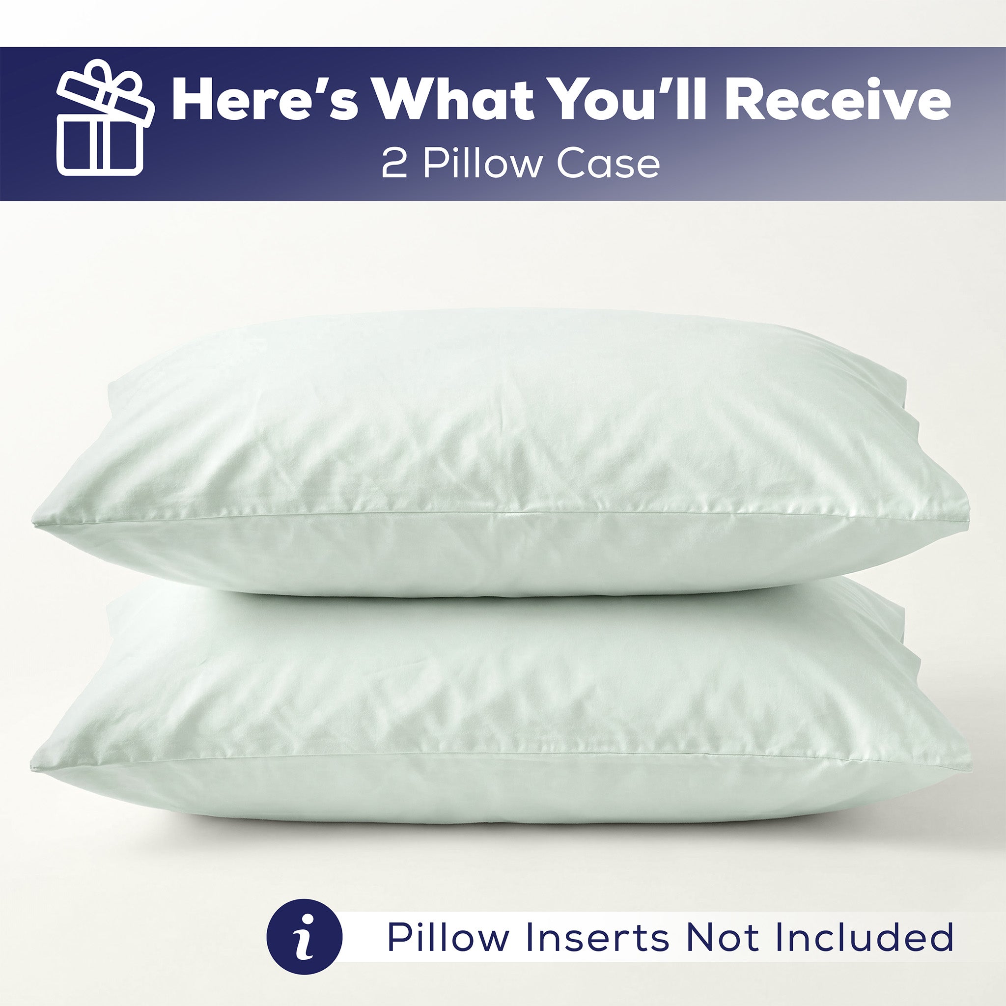 American Soft Linen 100% Washed Cotton Percale Pillowcase Set (2 Pack) – Soft Breathable Pillow Covers