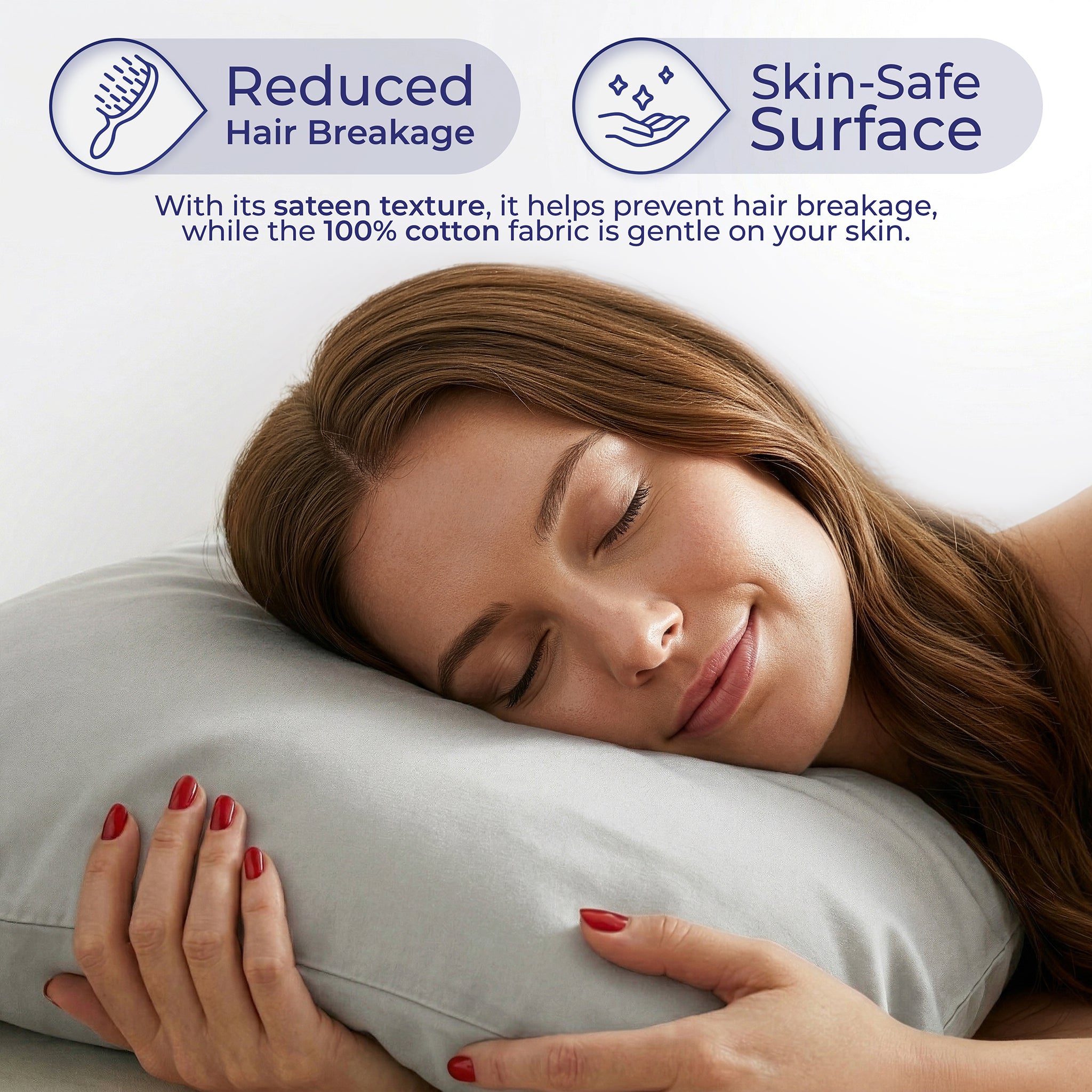American Soft Linen Wholesale 100% Cotton Sateen Pillowcase Set (2 Pack) – Hotel Quality Bulk Supply