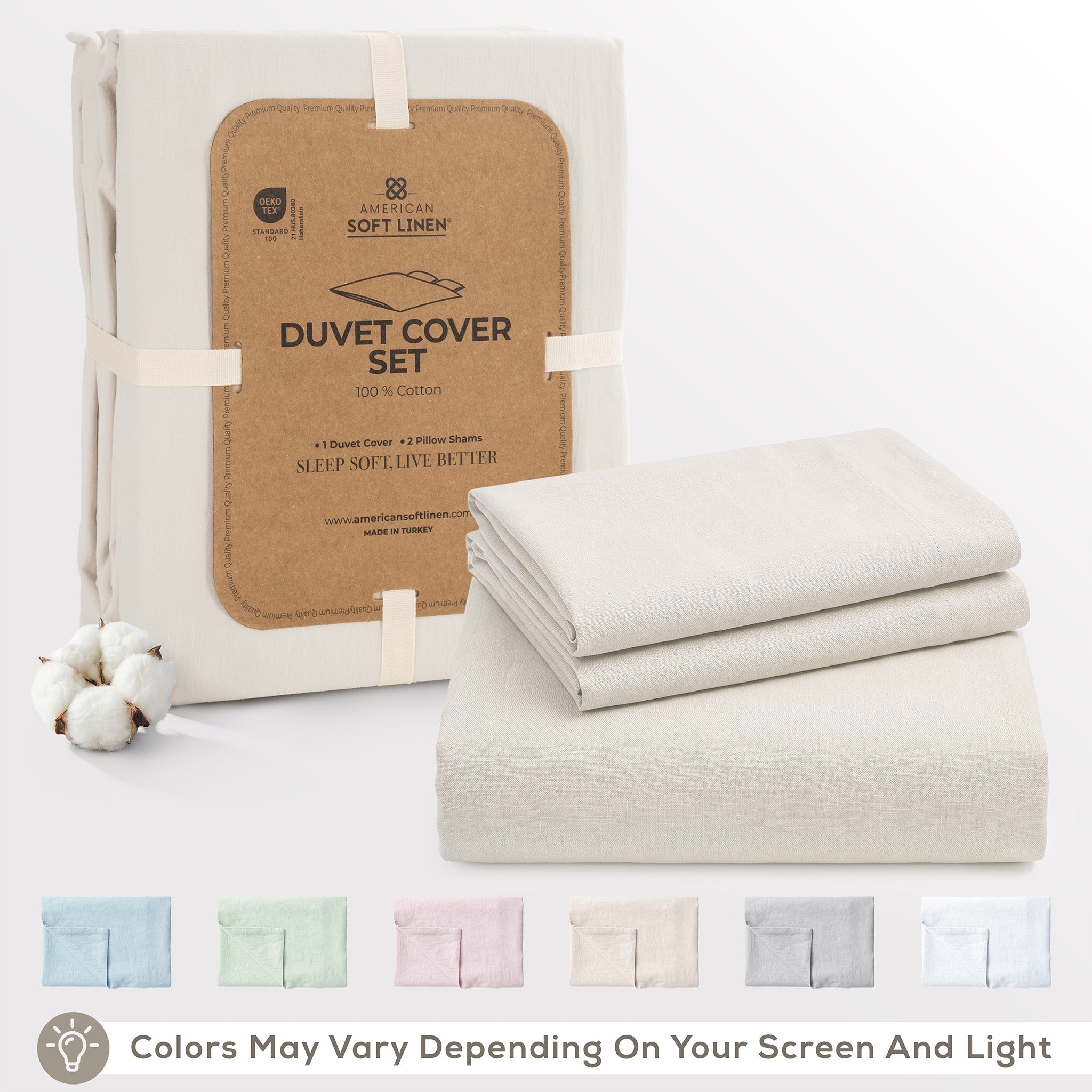American Soft Linen Wholesale Duvet Cover Sets – 100% Washed Cotton Hotel Bedding Bulk