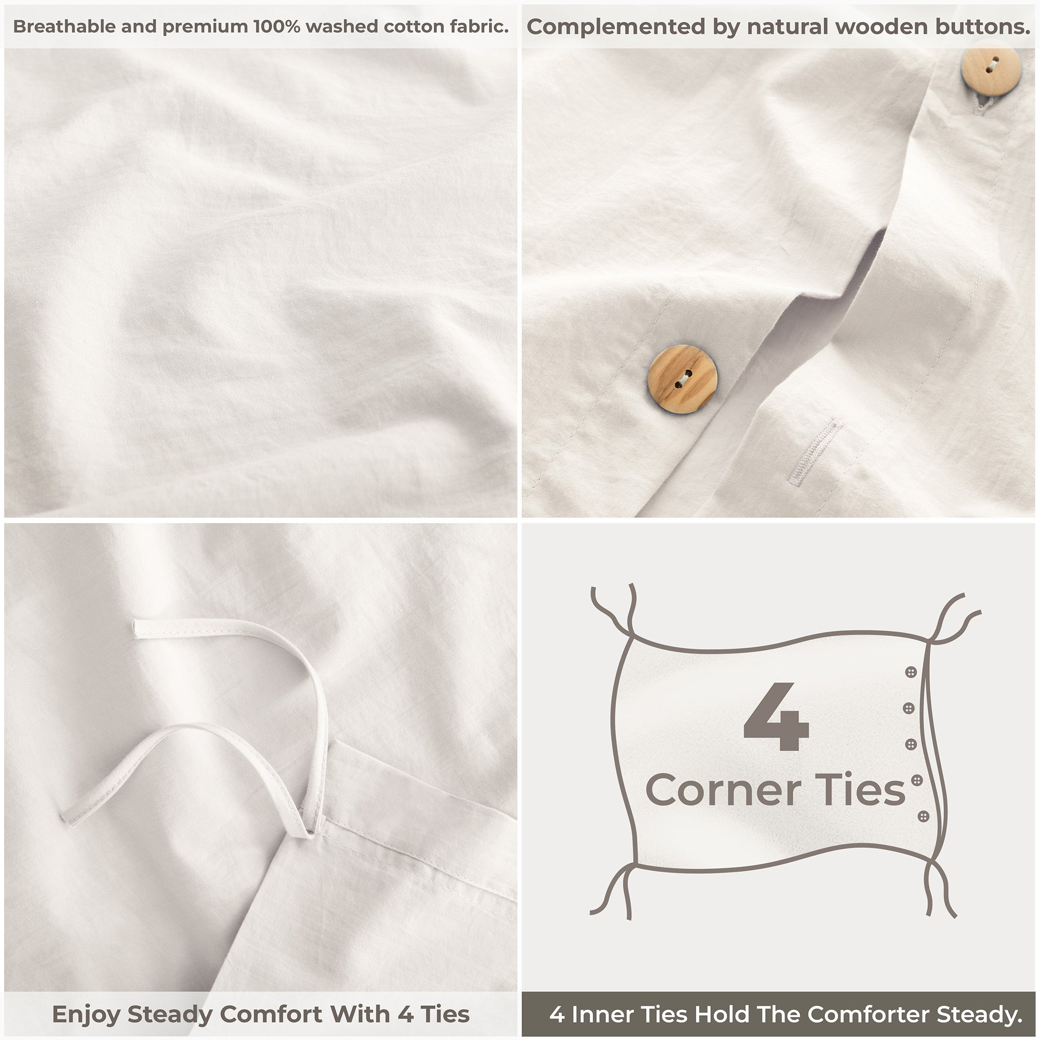 American Soft Linen Wholesale Duvet Cover Sets – 100% Washed Cotton Hotel Bedding Bulk