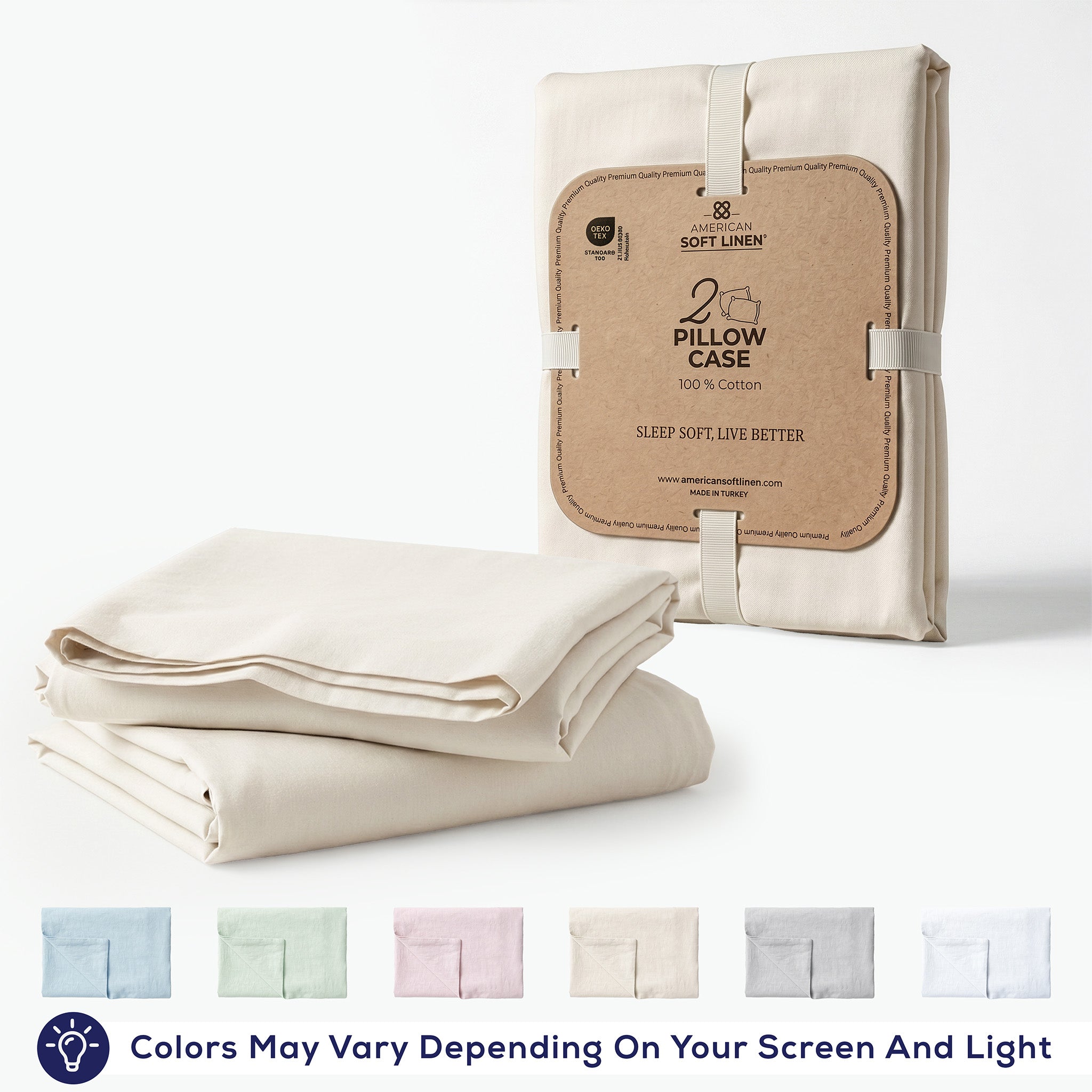 American Soft Linen Wholesale Pillowcases – Bulk Hotel Pillow Covers for Hospitality