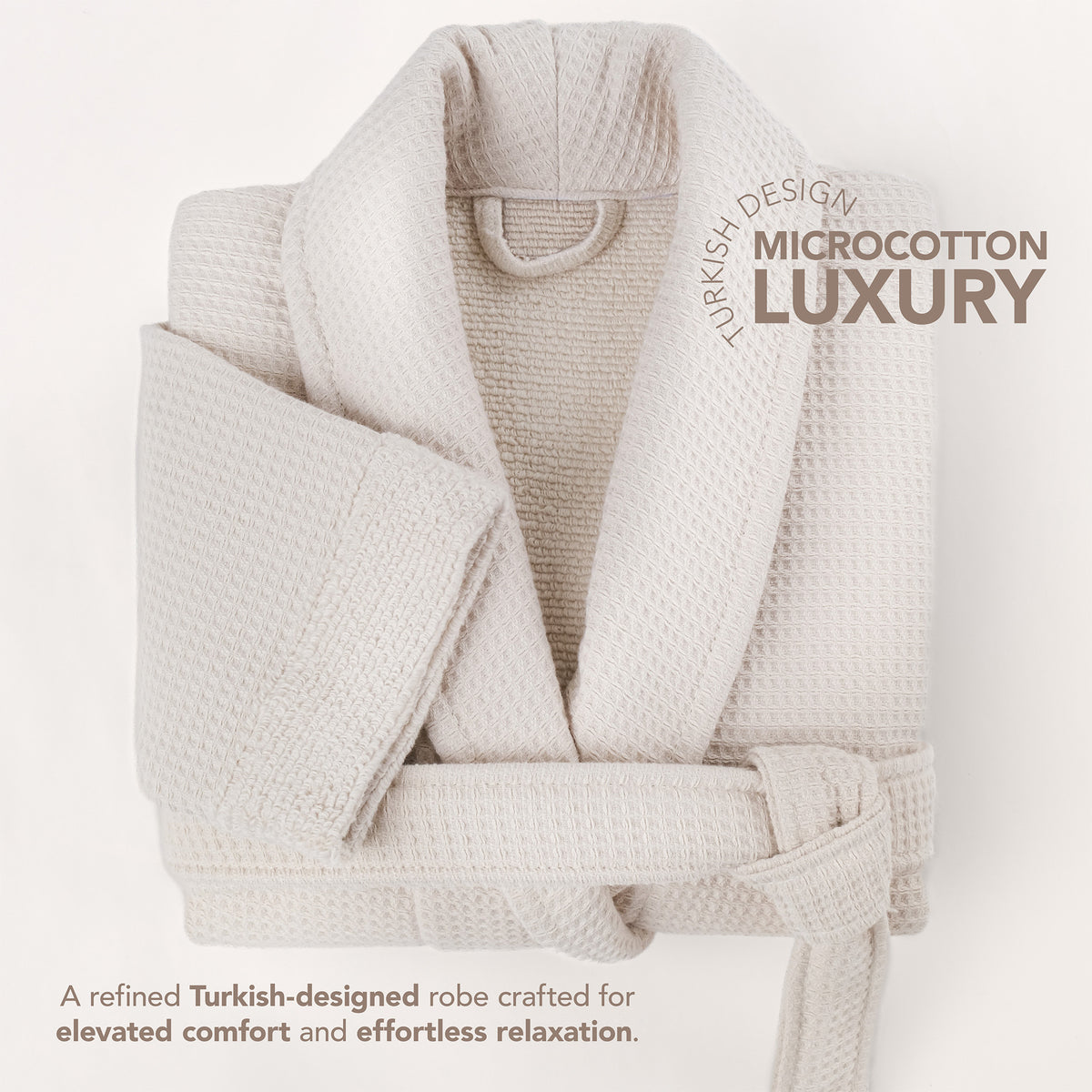 American Soft Linen Men's 100% Turkish Cotton Bathrobe | Micro Cotton Shawl Collar