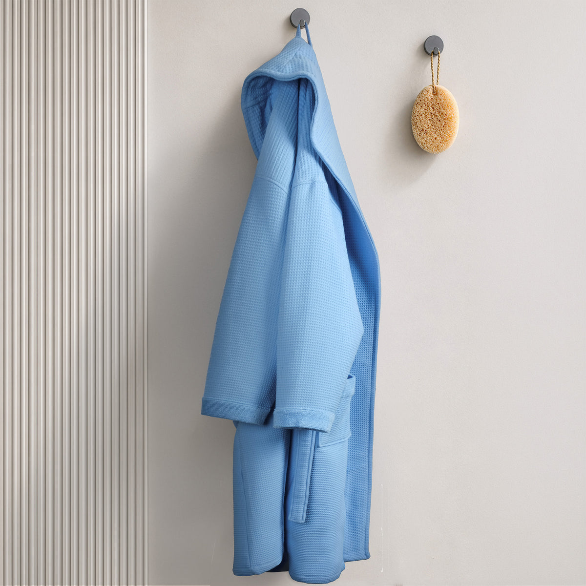 American Soft Linen Men's 100% Turkish Cotton Bathrobe | Micro Cotton Shawl Collar