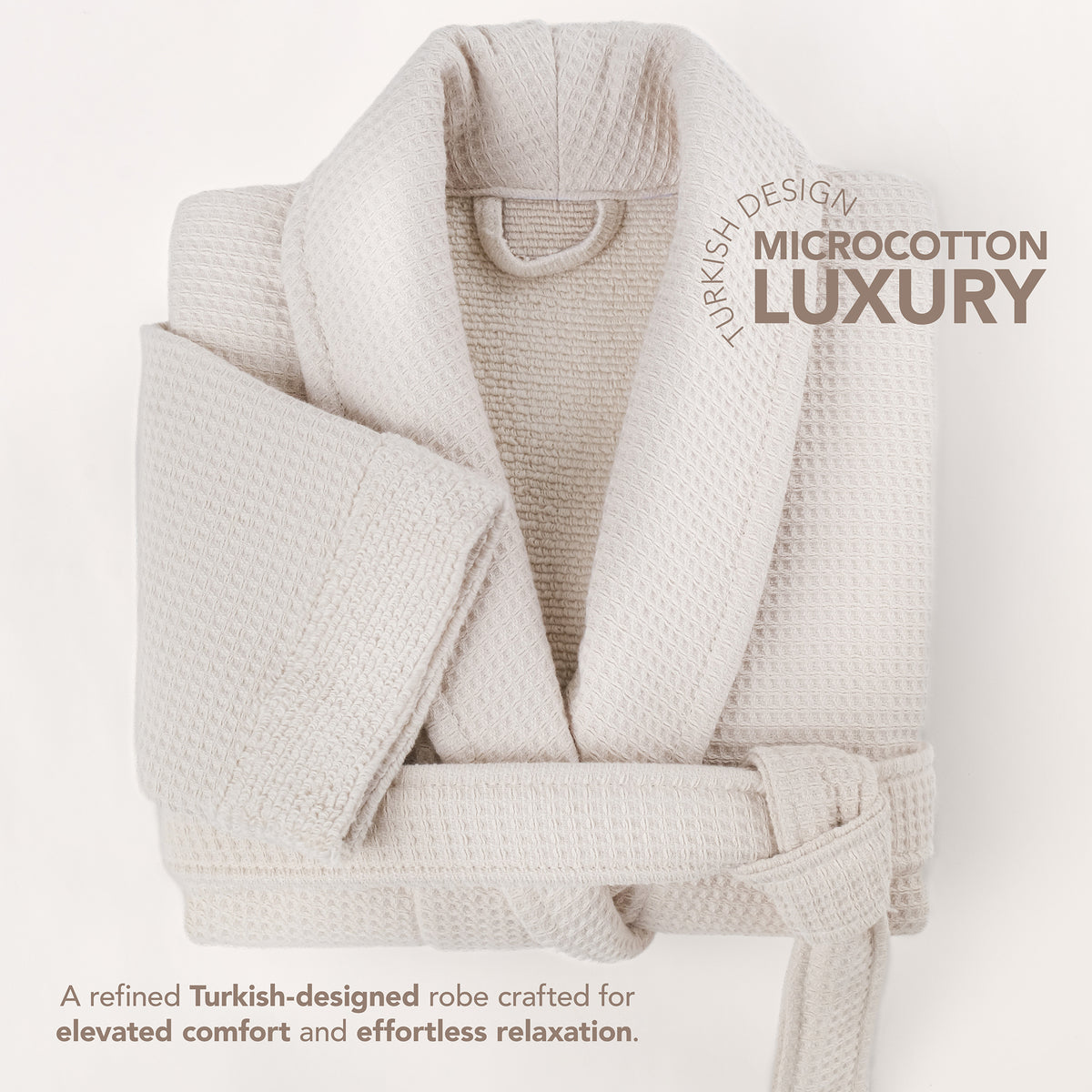 American Soft Linen Women's 100% Turkish Cotton Bathrobe | Micro Cotton Shawl Collar