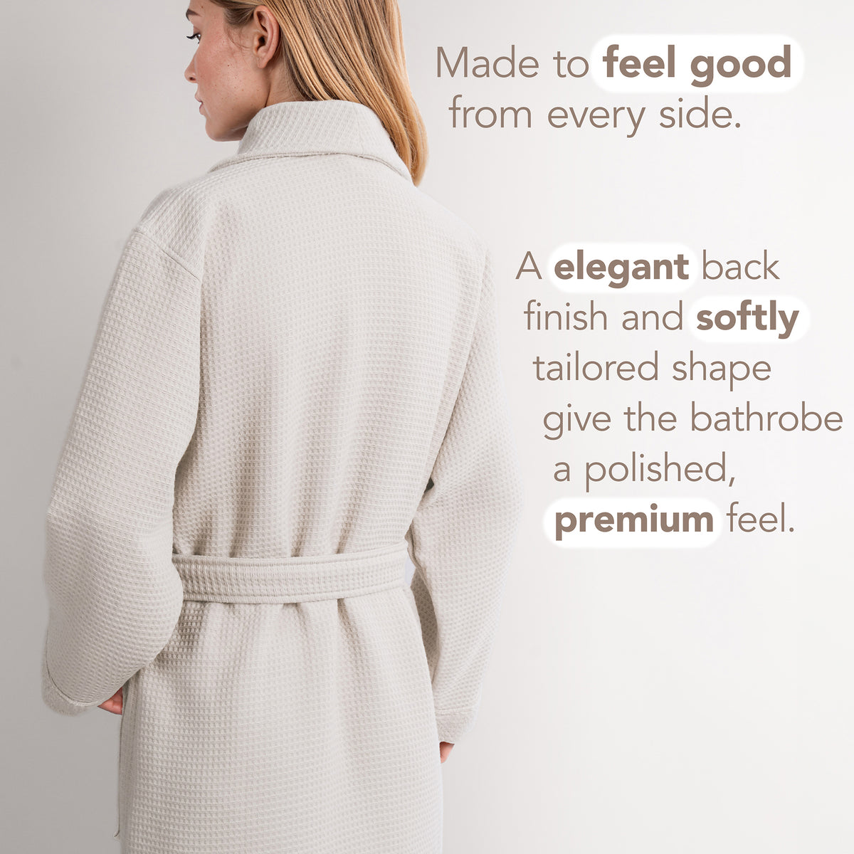 American Soft Linen Women's 100% Turkish Cotton Bathrobe | Micro Cotton Shawl Collar