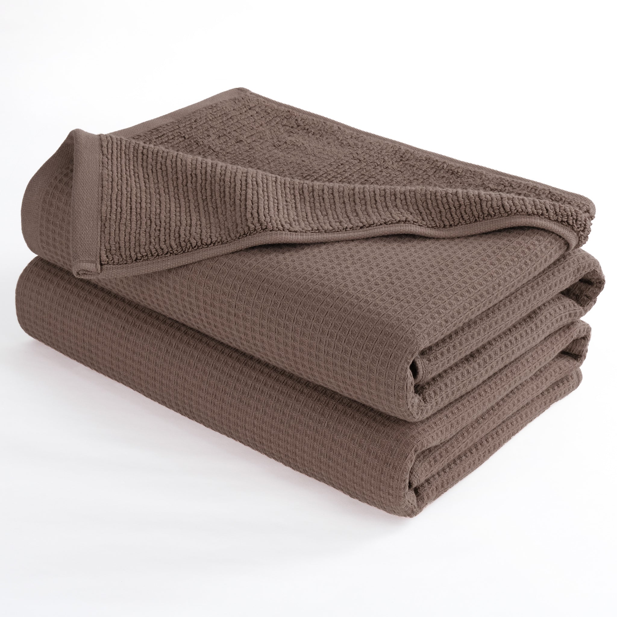 NOLA 2-Pack Turkish Cotton Bath Towels – 600 GSM Luxury Waffle Towels