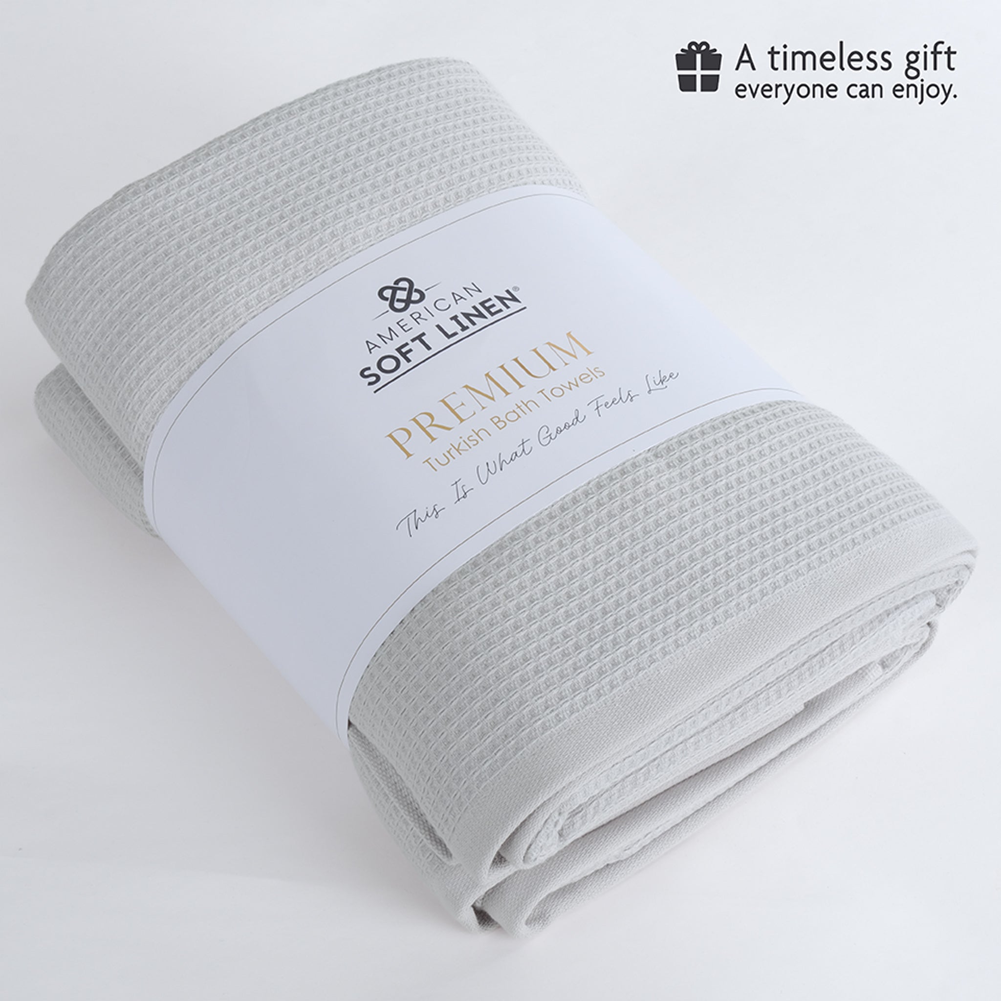 NOLA 2-Pack Turkish Cotton Bath Towels – 600 GSM Luxury Waffle Towels
