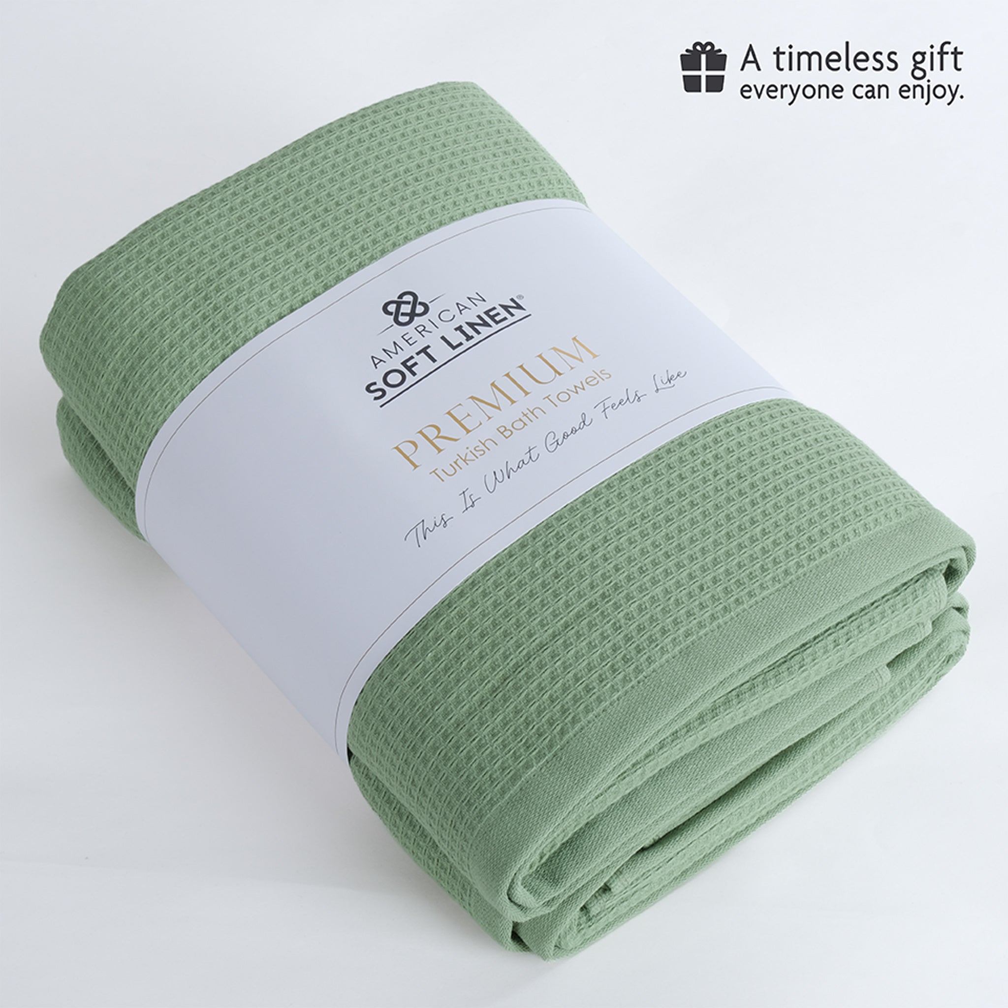 NOLA 2-Pack Turkish Cotton Bath Towels – 600 GSM Luxury Waffle Towels