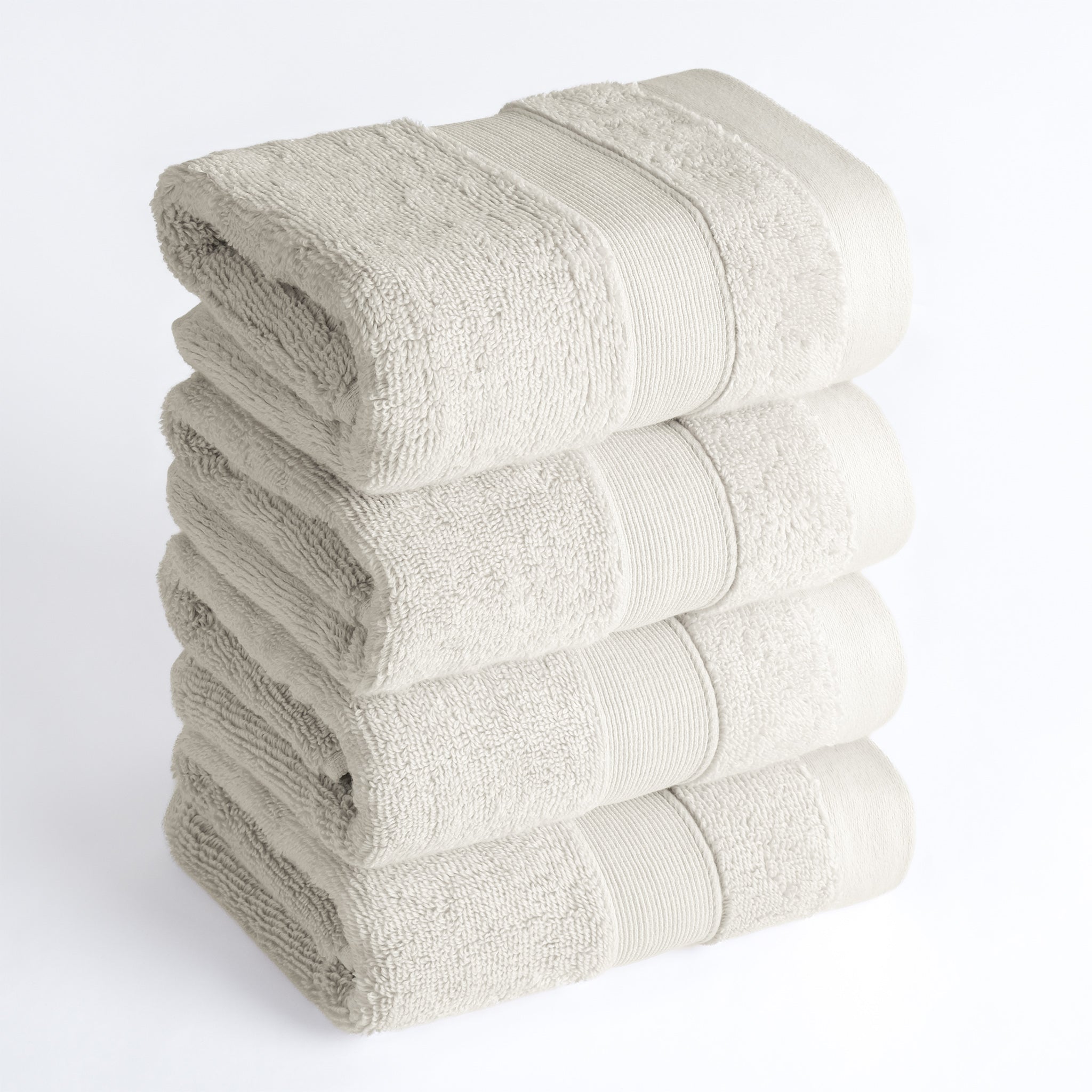 SIENA 4-Piece Turkish Cotton Hand Towels Set, Luxury Towels 700 GSM