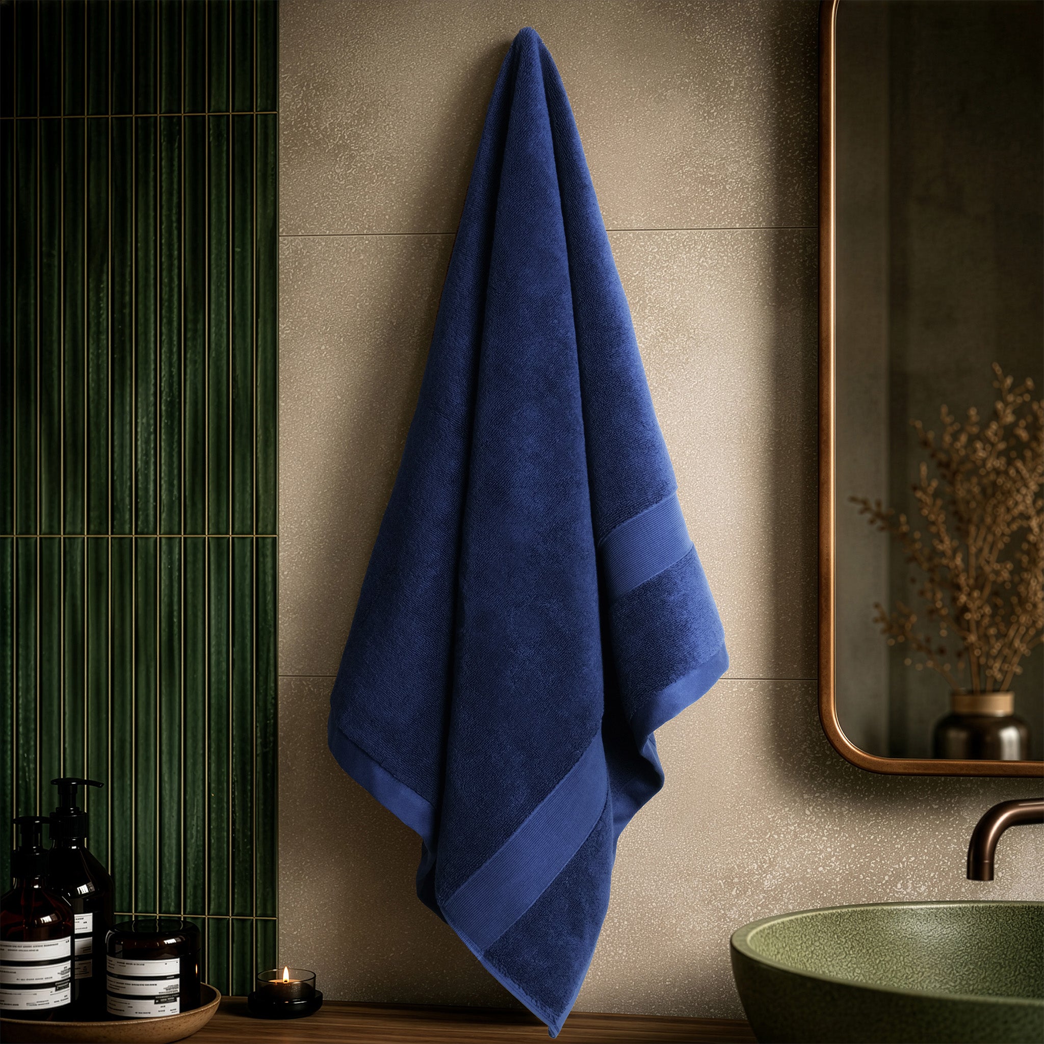 SIENA Turkish Cotton Jumbo Bath Towel – 700 GSM Luxury 30 x 56"