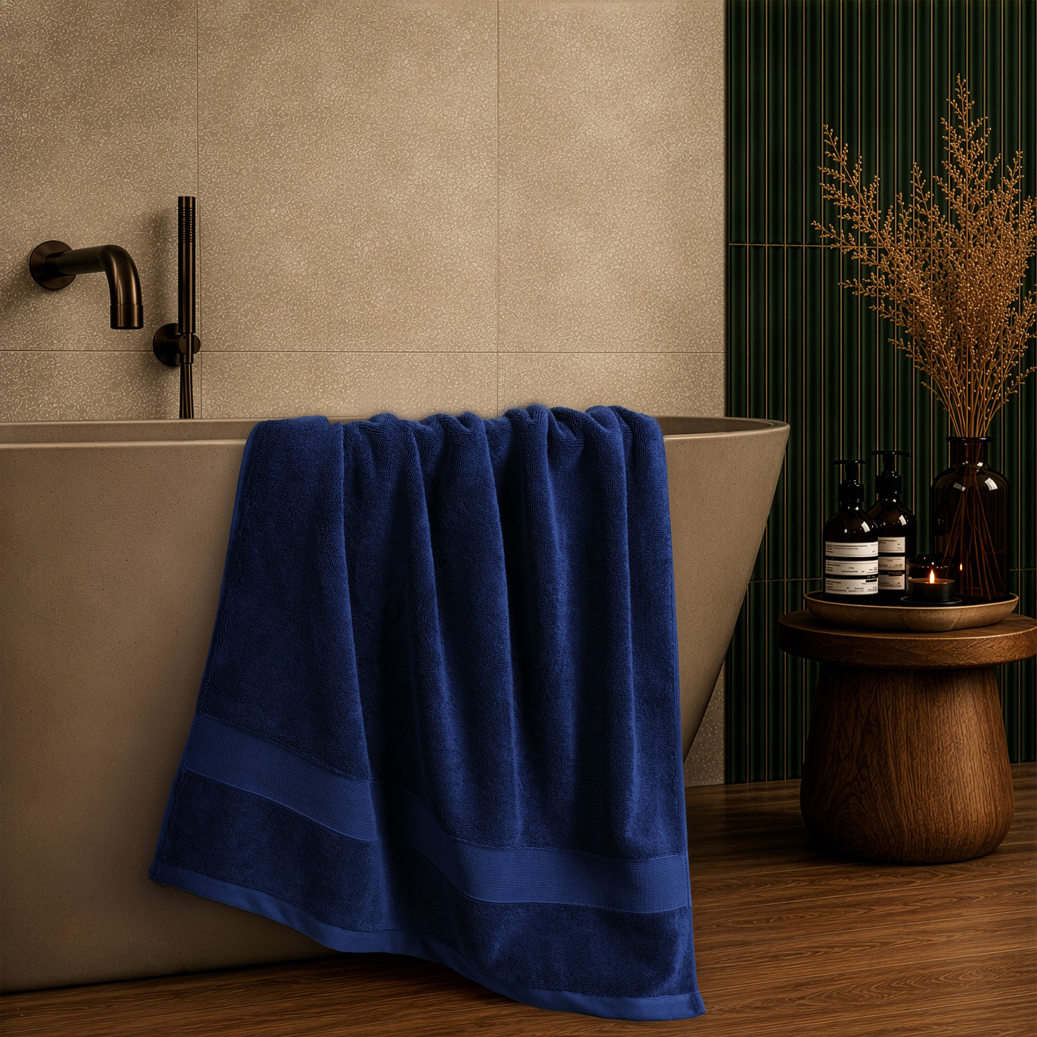 SIENA Turkish Cotton Jumbo Bath Towel – 700 GSM Luxury 30 x 56"