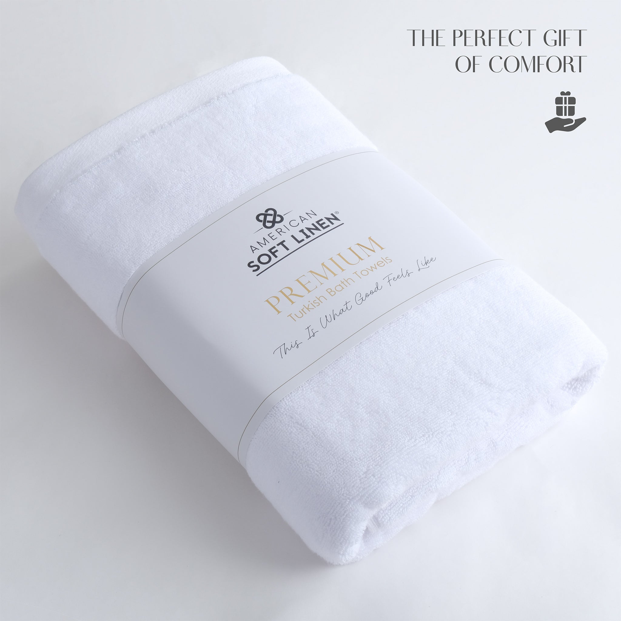 SIENA Turkish Cotton Jumbo Bath Towel Set – 700 GSM, 30 x 56", 2-Piece