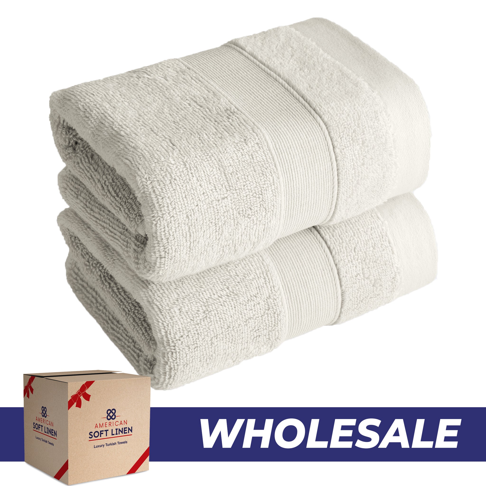 SIENA Wholesale Luxury Turkish Cotton Hand Towels – 700 GSM, Case Pack of 42