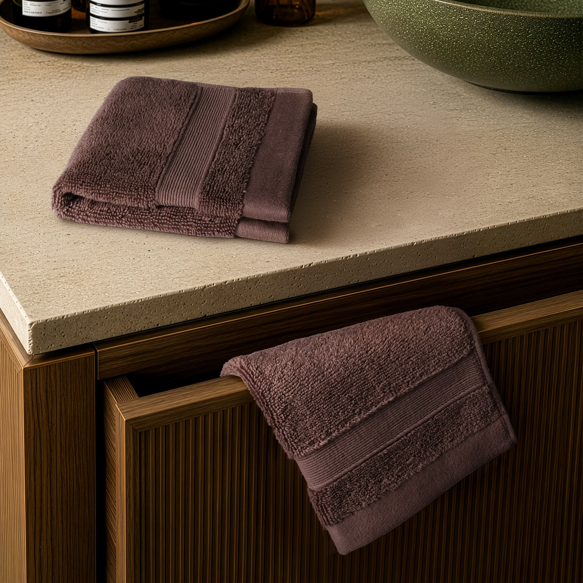SIENA Wholesale Luxury Turkish Cotton Washcloths – 700 GSM, Case Pack of 120