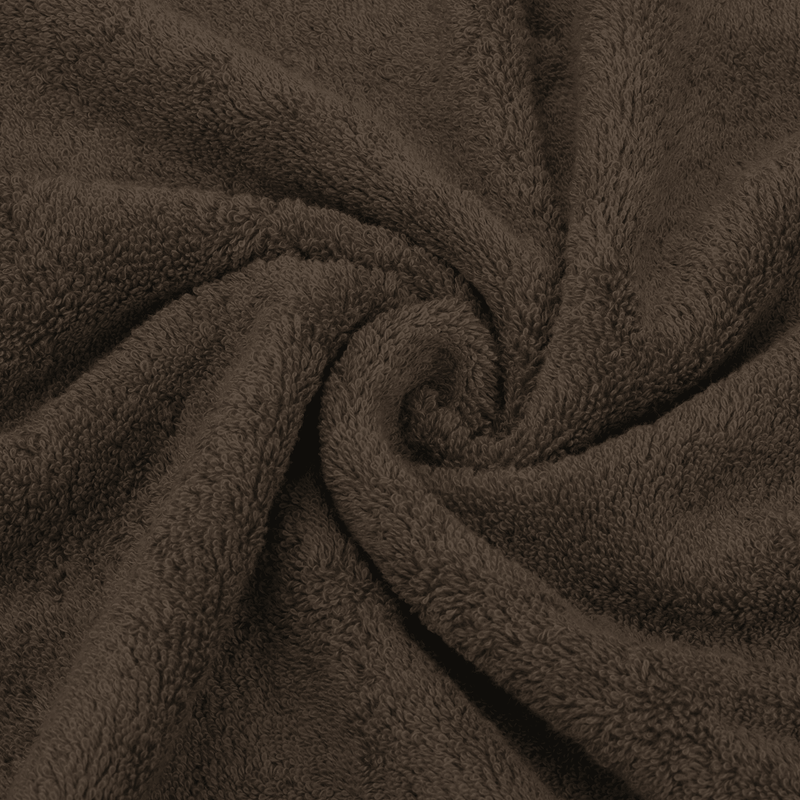 American Soft Linen - 6 Piece Turkish Cotton Bath Towel Set - Chocolate-Brown - 7