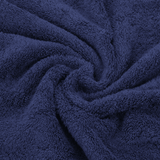 American Soft Linen - 6 Piece Turkish Cotton Bath Towel Set - Navy-Blue - 7