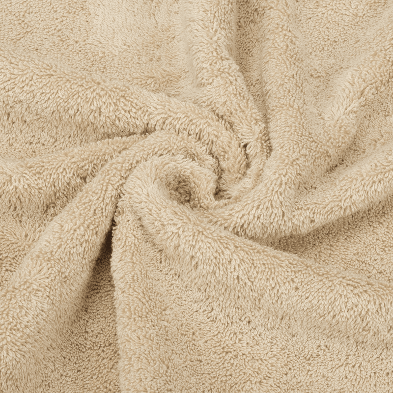 American Soft Linen - 6 Piece Turkish Cotton Bath Towel Set - Sand-Taupe - 7