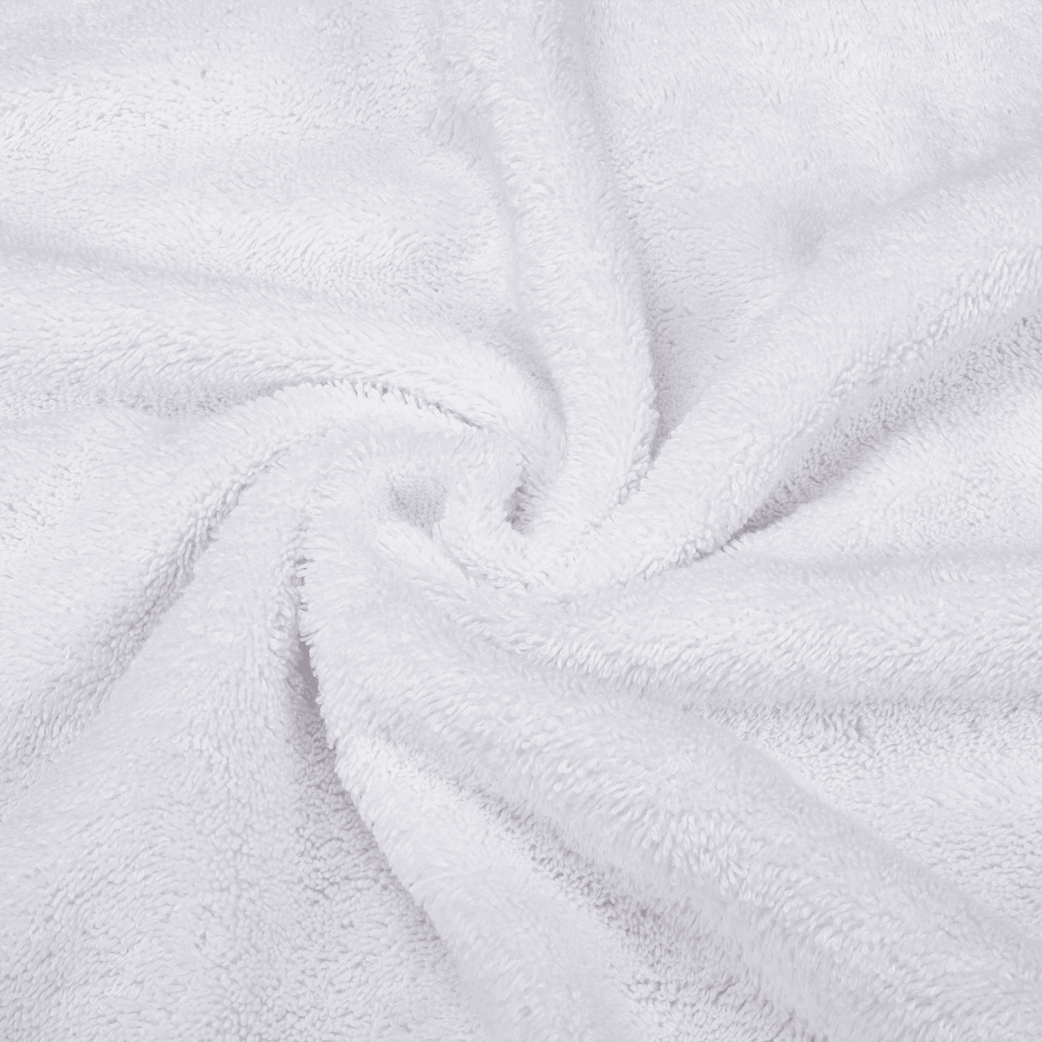 American Soft Linen - 6 Piece Turkish Cotton Bath Towel Set - White - 7