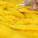 American Soft Linen - 6 Piece Turkish Cotton Bath Towel Set - Yellow - 6