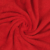 American Soft Linen - 6 Piece Turkish Cotton Bath Towel Set - Red - 7