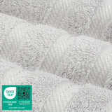American Soft Linen - 6 Piece Turkish Cotton Bath Towel Set - Silver-Gray - 3