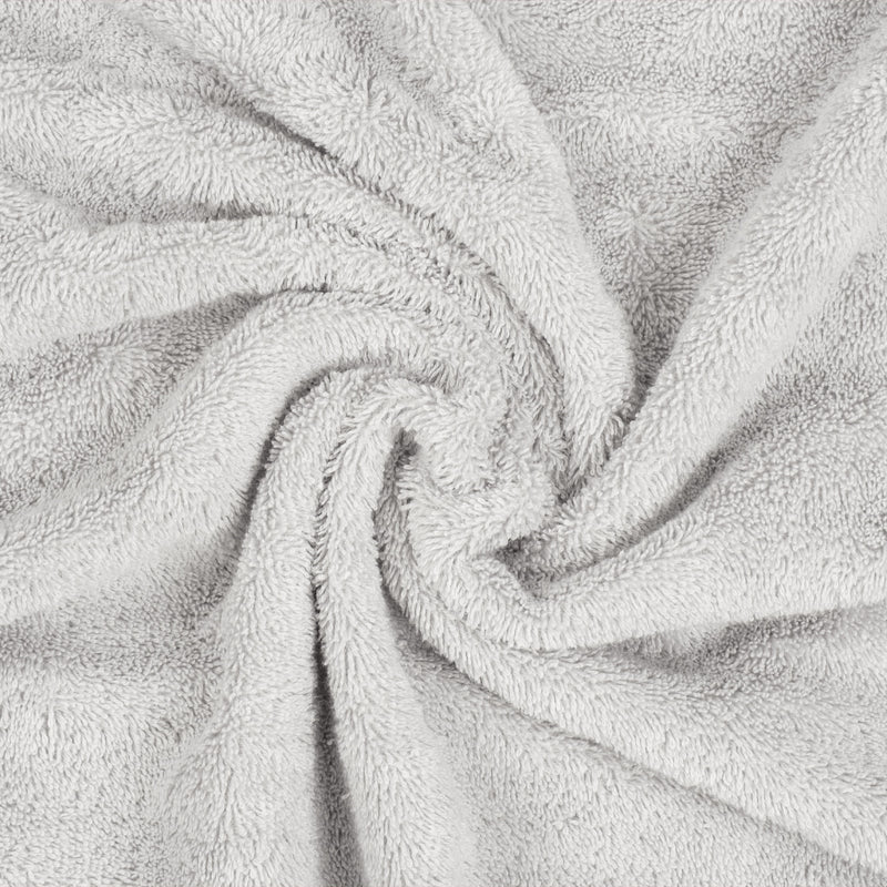 American Soft Linen - 6 Piece Turkish Cotton Bath Towel Set - Silver-Gray - 7