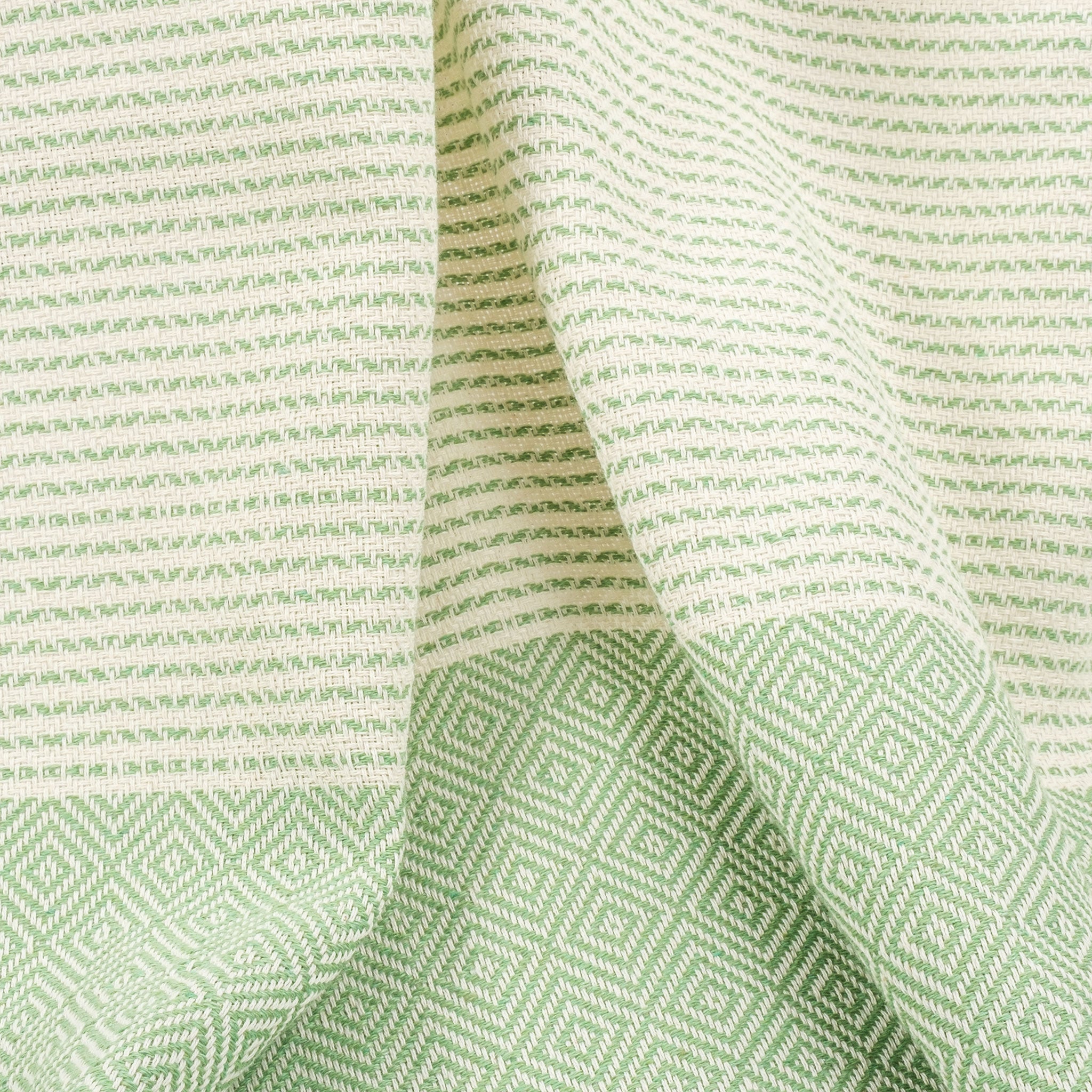 American Soft Linen - 100% Cotton Turkish Peshtemal Towels 40x70 Inches - Green - 2