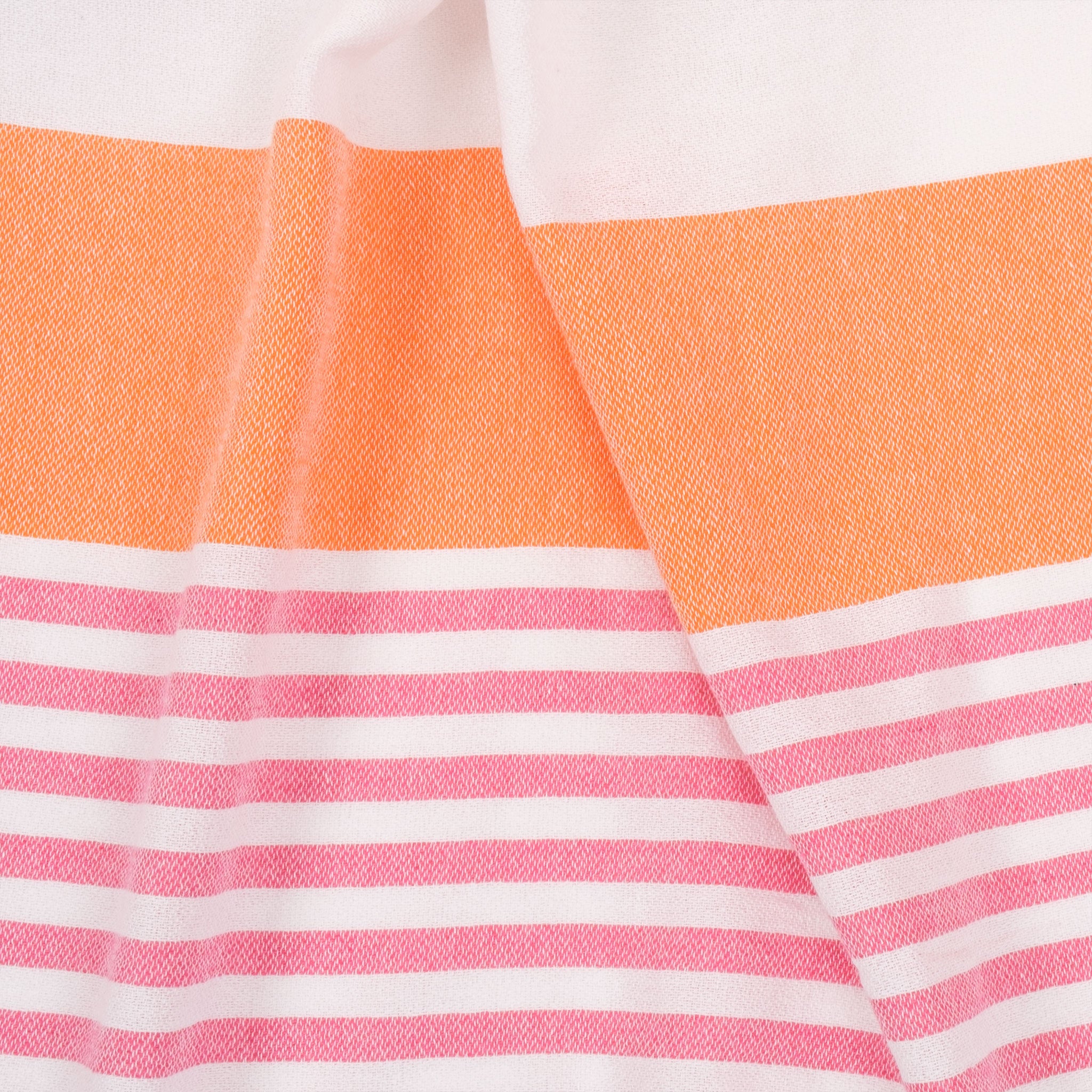 American Soft Linen - 100% Cotton Turkish Peshtemal Towels 40x70 Inches - Pink - 2